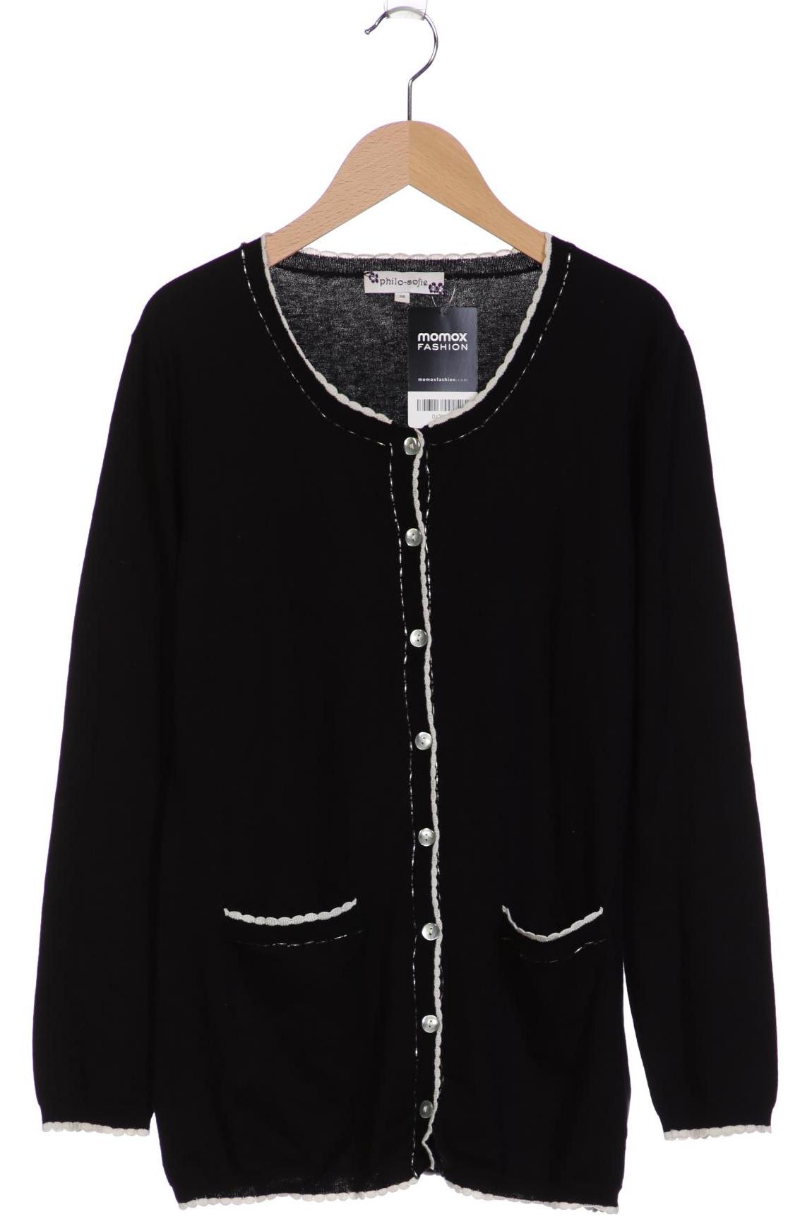 

philo sofie Damen Strickjacke, schwarz, Gr. 38
