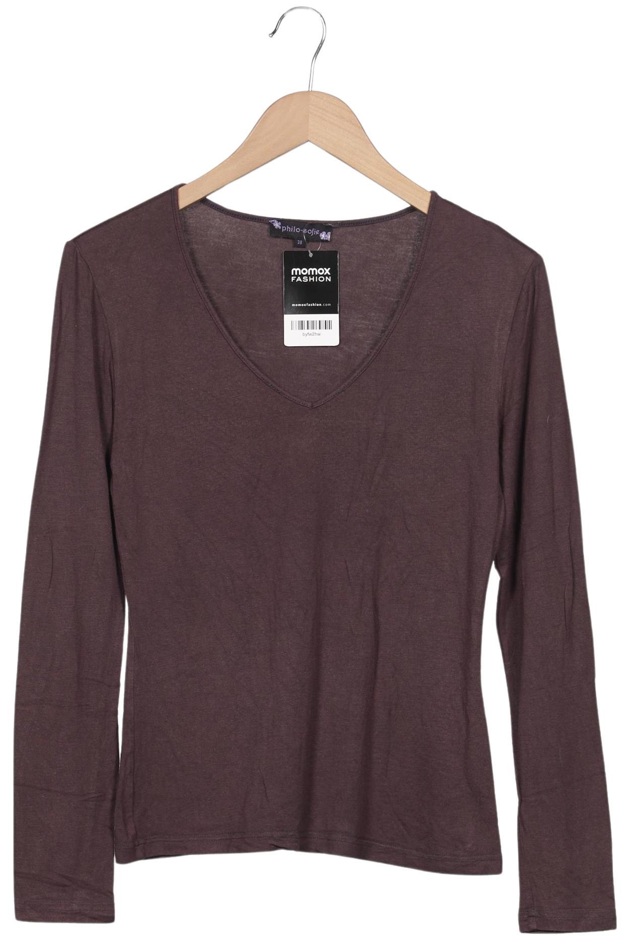 

philo sofie Damen Langarmshirt, flieder, Gr. 38