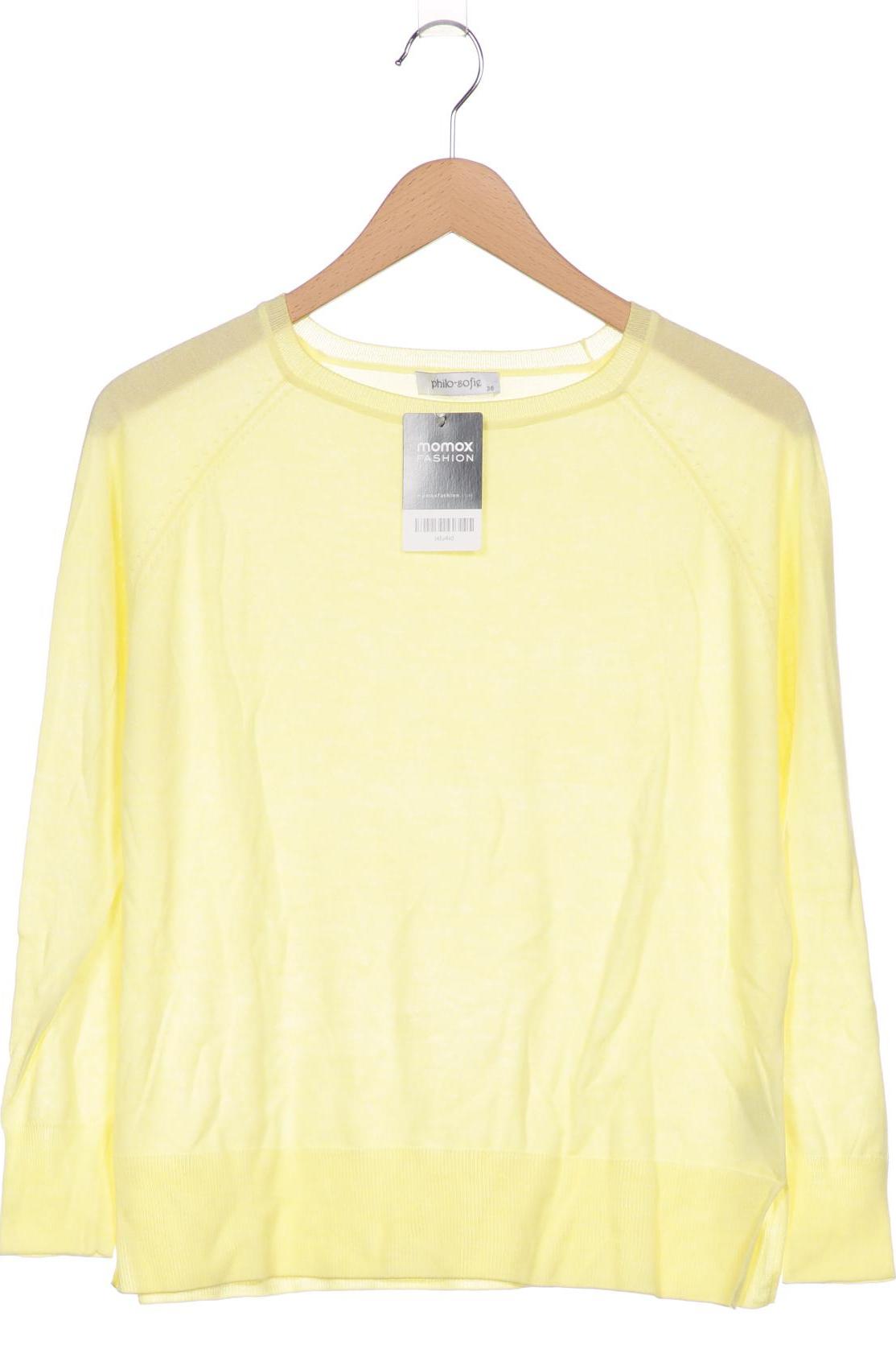 

philo sofie Damen Pullover, gelb, Gr. 36