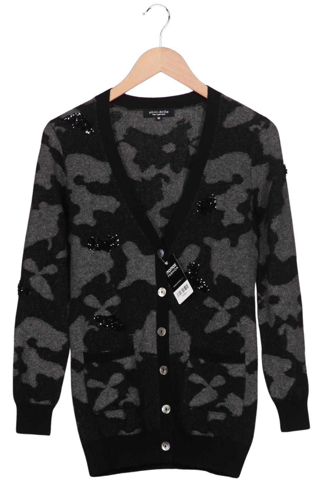 

philo sofie Damen Strickjacke, mehrfarbig, Gr. 36