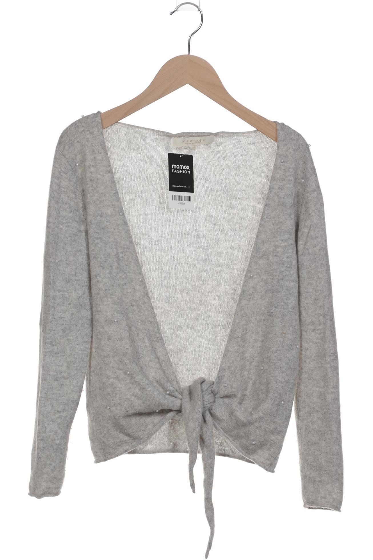 

philo sofie Damen Strickjacke, grau, Gr. 38