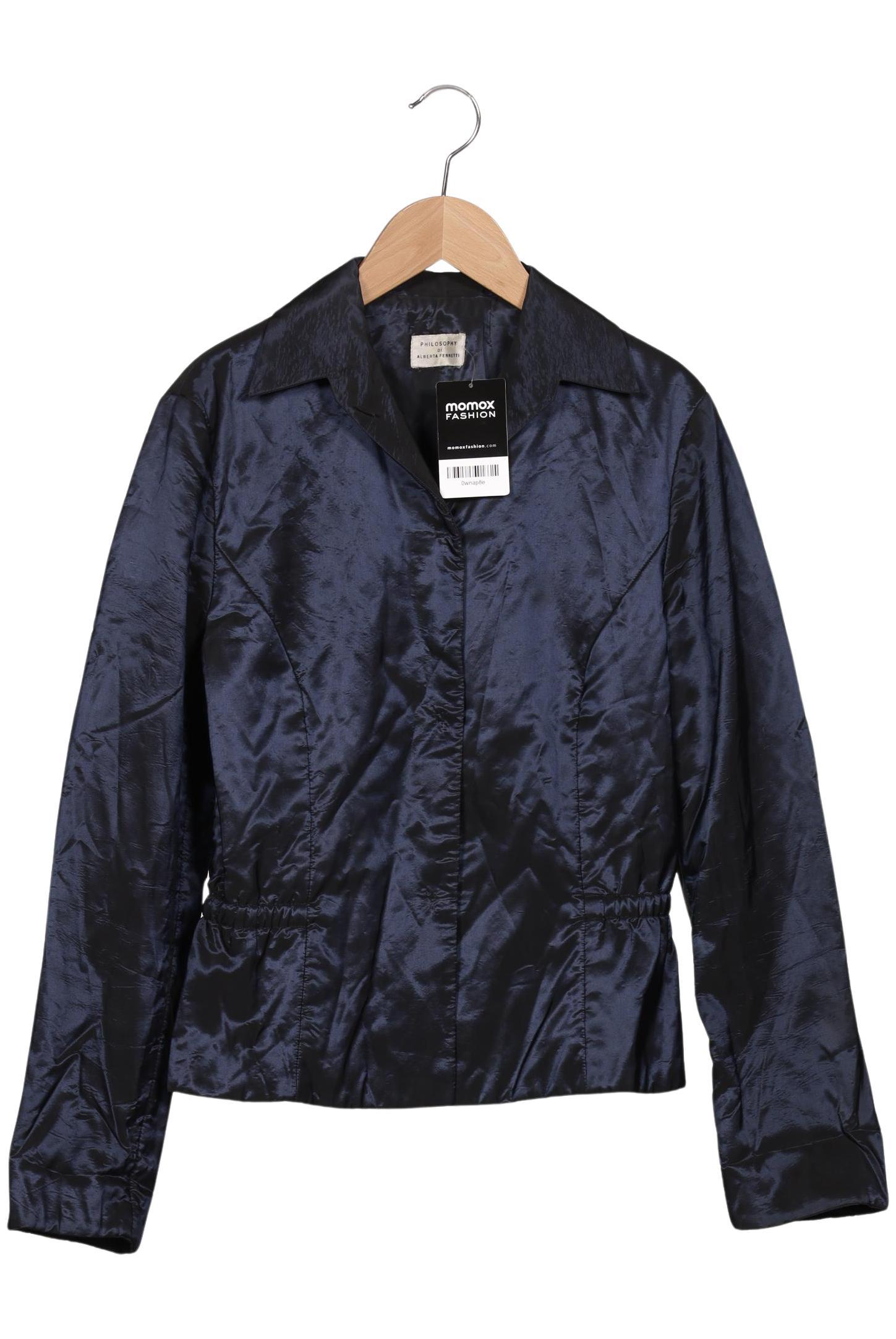 Thumbnail - Philosophy DI Alberta Ferretti Damen Jacke, marineblau, Gr. 40