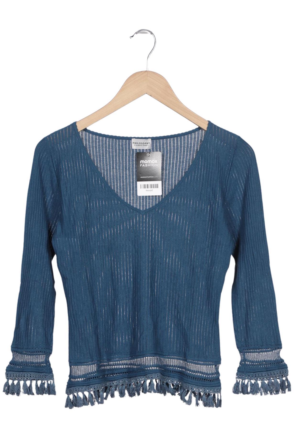 

Philosophy DI Alberta Ferretti Damen Langarmshirt, blau, Gr. 36