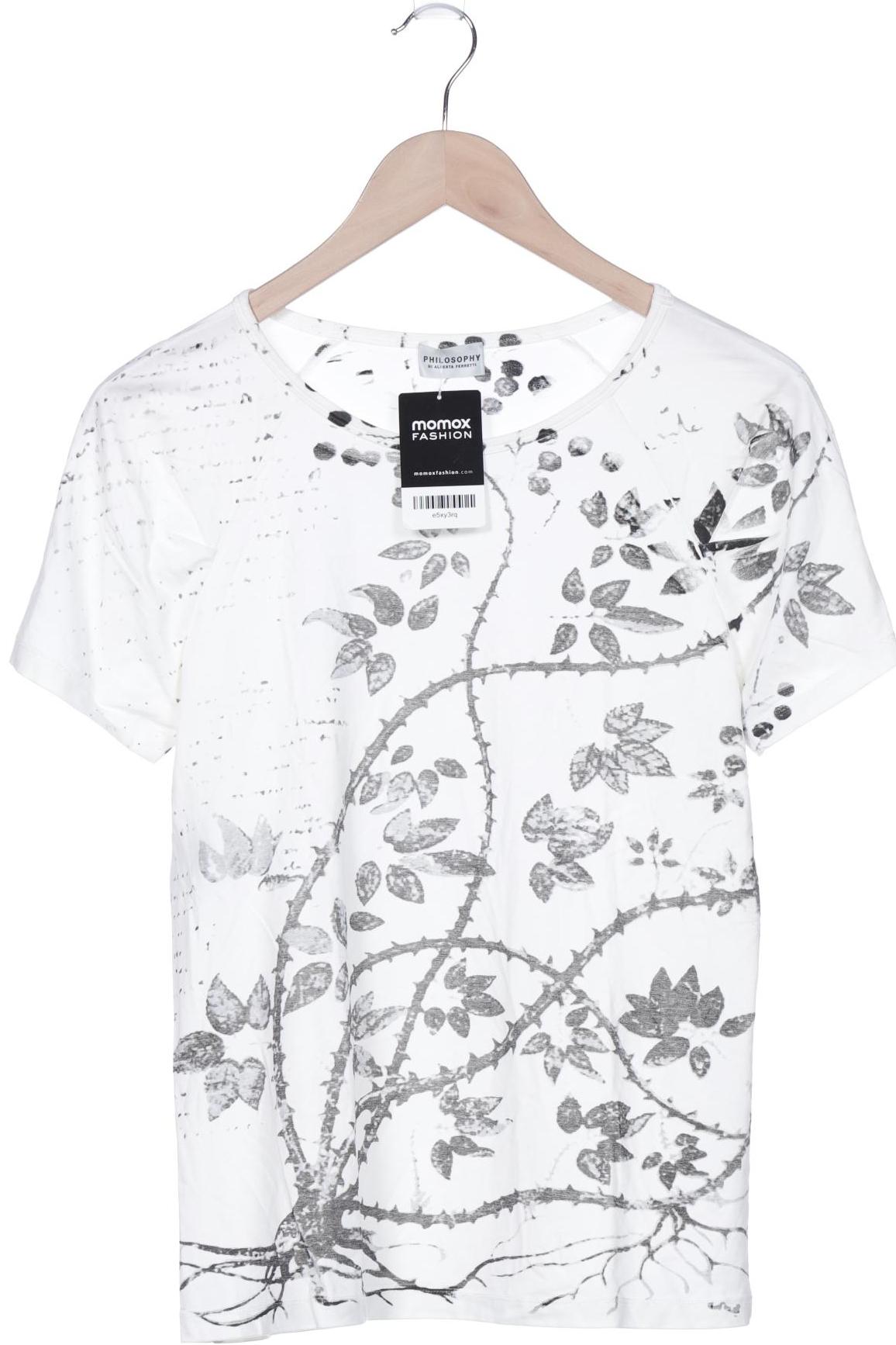 

Philosophy DI Alberta Ferretti Damen T-Shirt, cremeweiß, Gr. 42