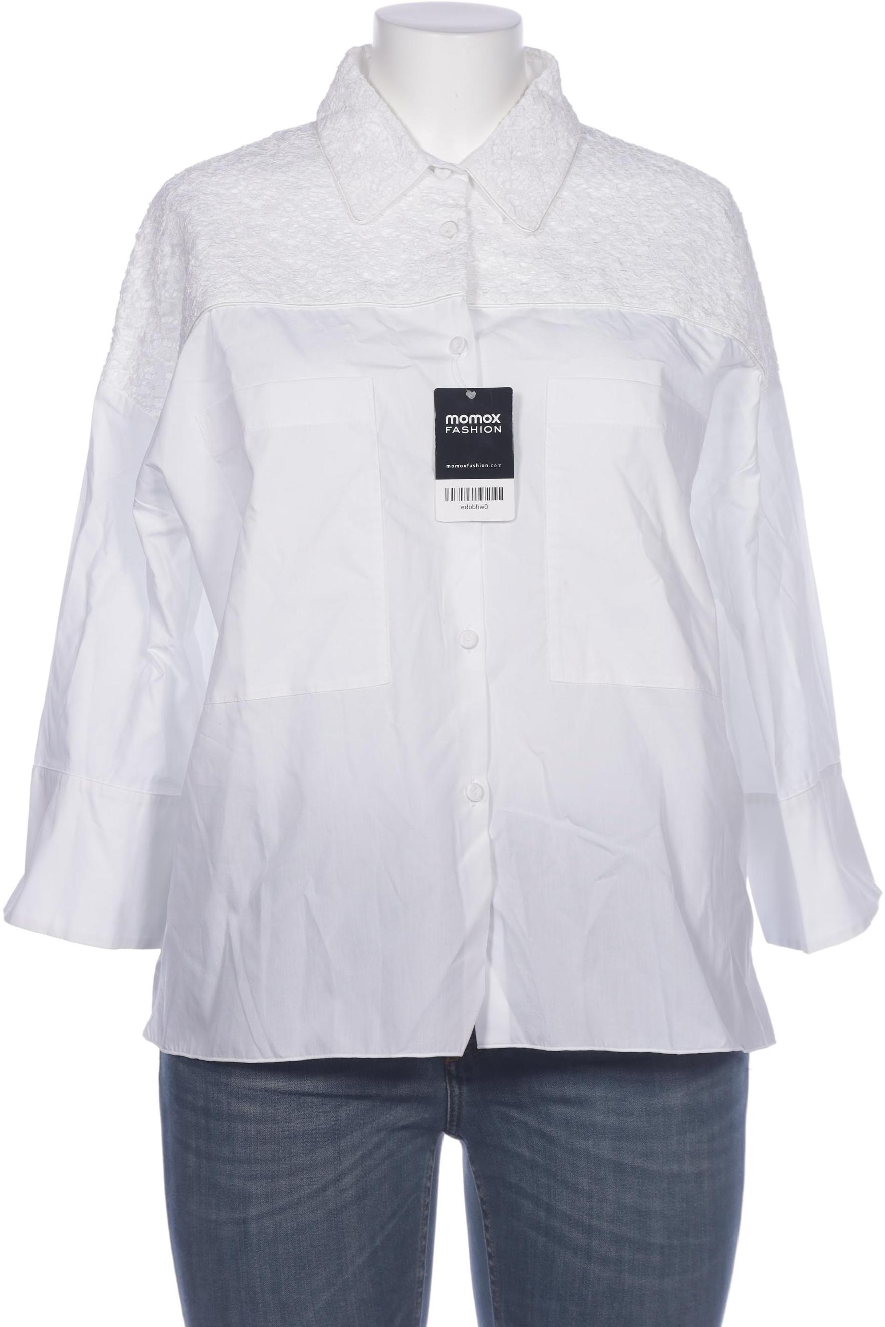 

Piazza Sempione Damen Bluse, weiß, Gr. 48