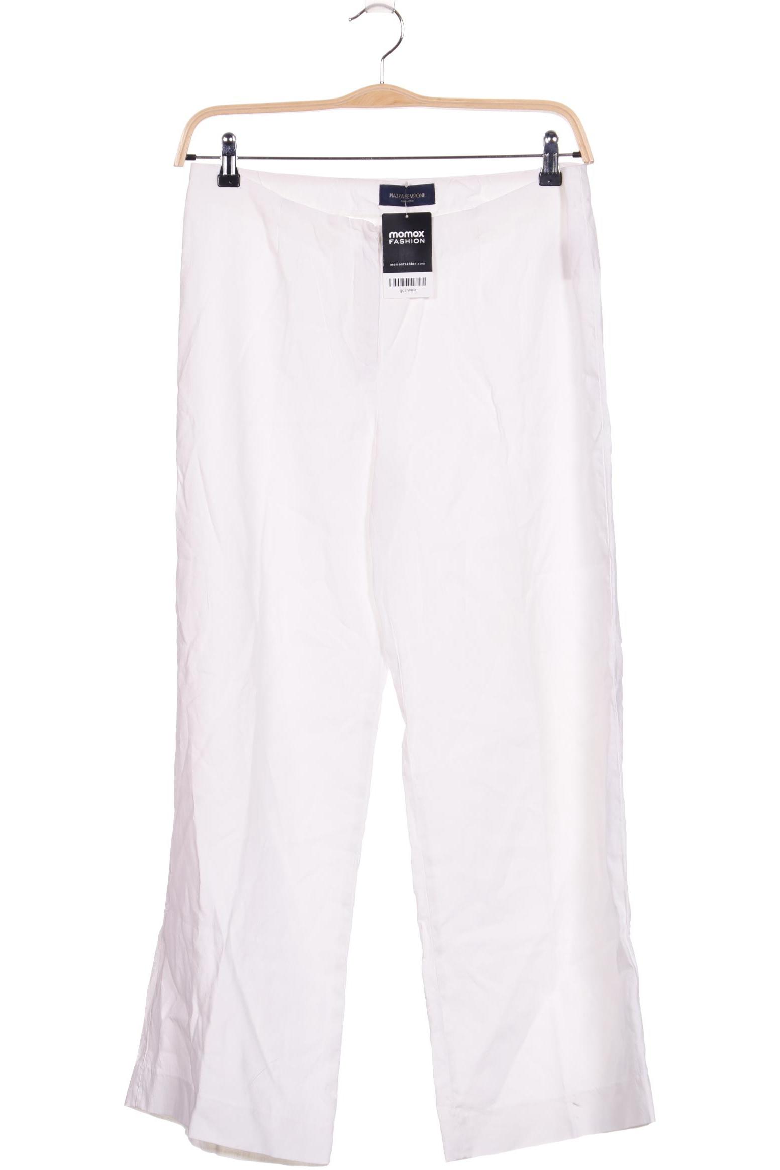 

PIAZZA SEMPIONE Damen Stoffhose, weiß