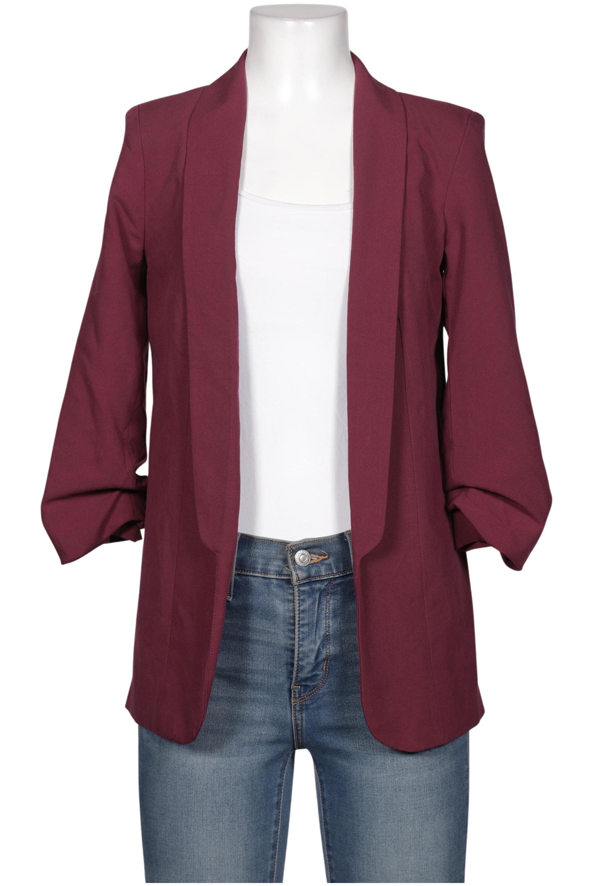 

pieces Damen Blazer, bordeaux, Gr. 34