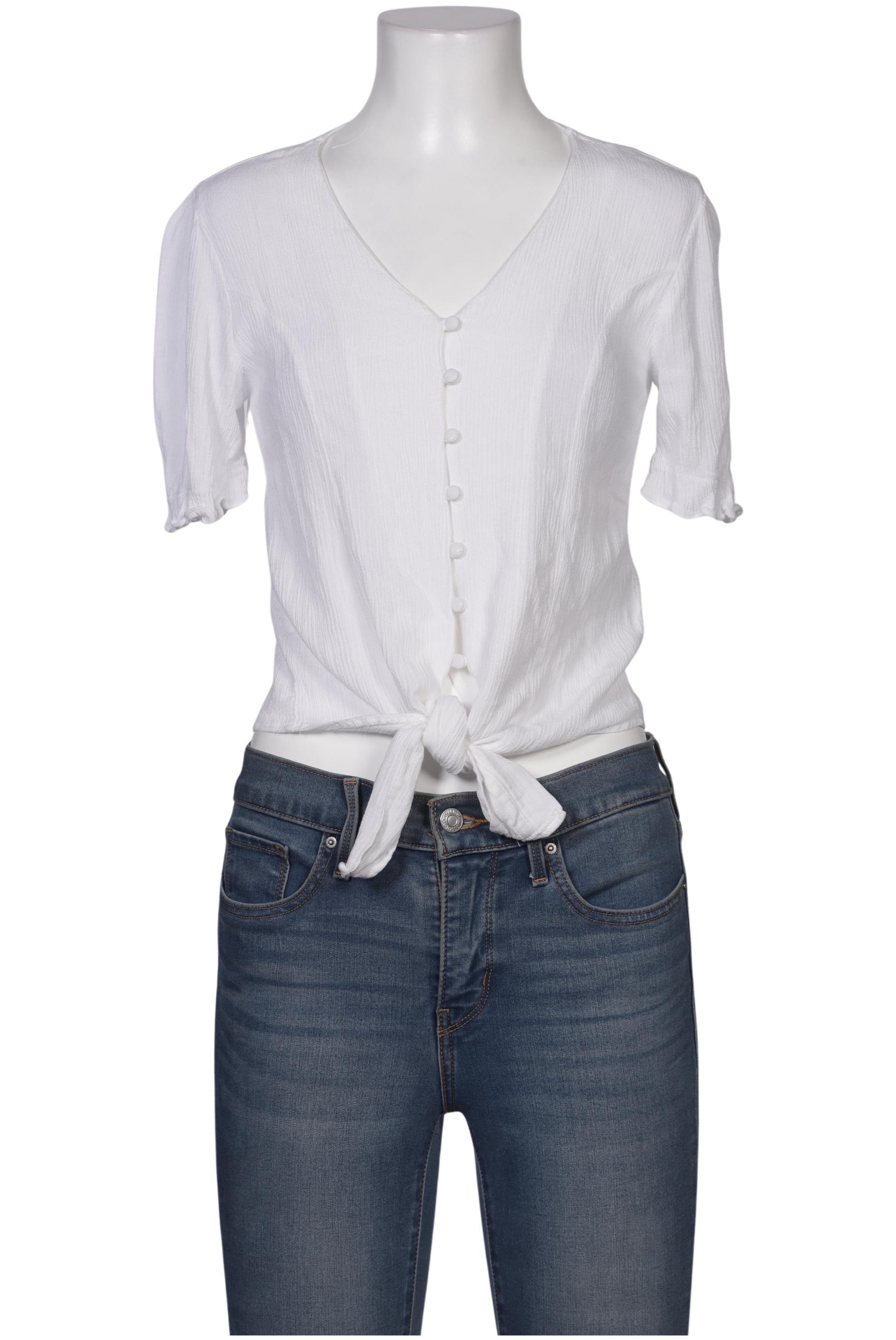 

pieces Damen Bluse, weiß, Gr. 36