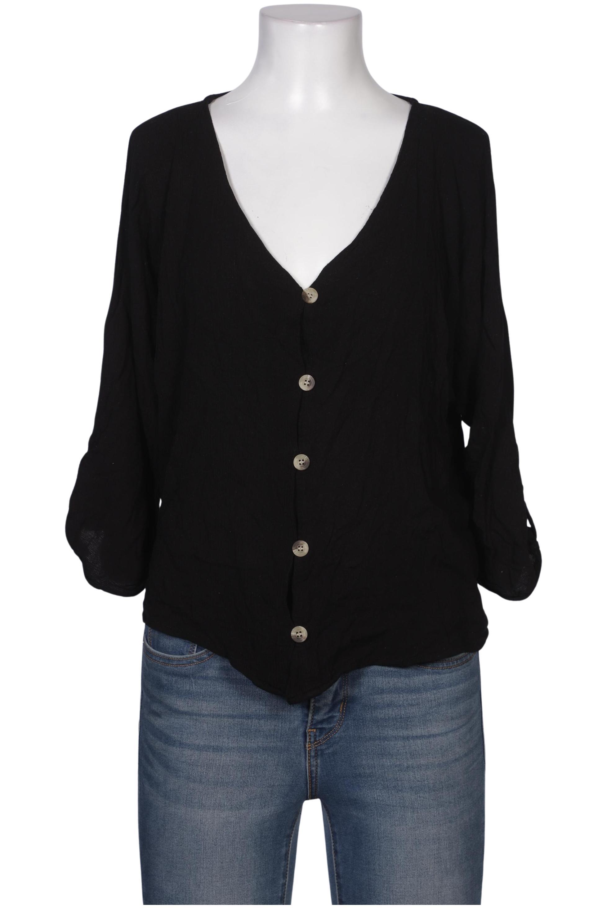 

pieces Damen Bluse, schwarz, Gr. 38