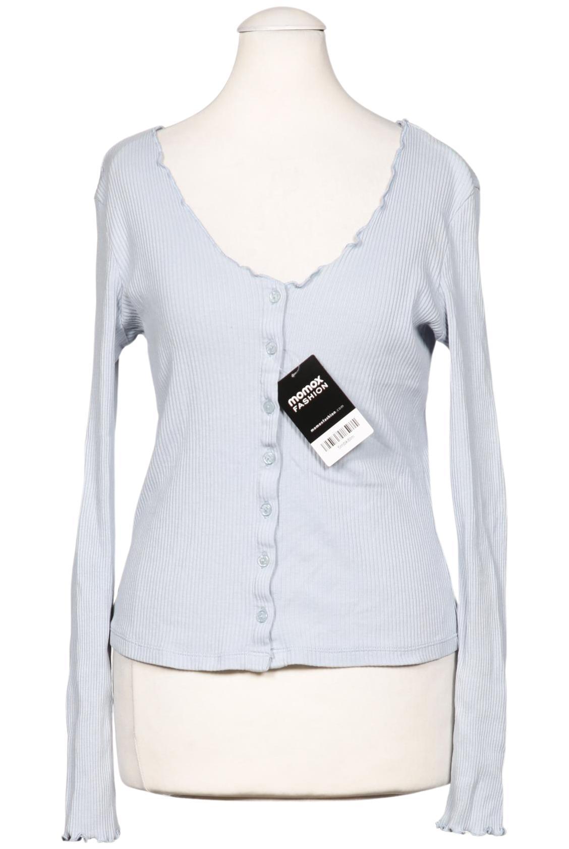 

pieces Damen Bluse, hellblau, Gr. 38