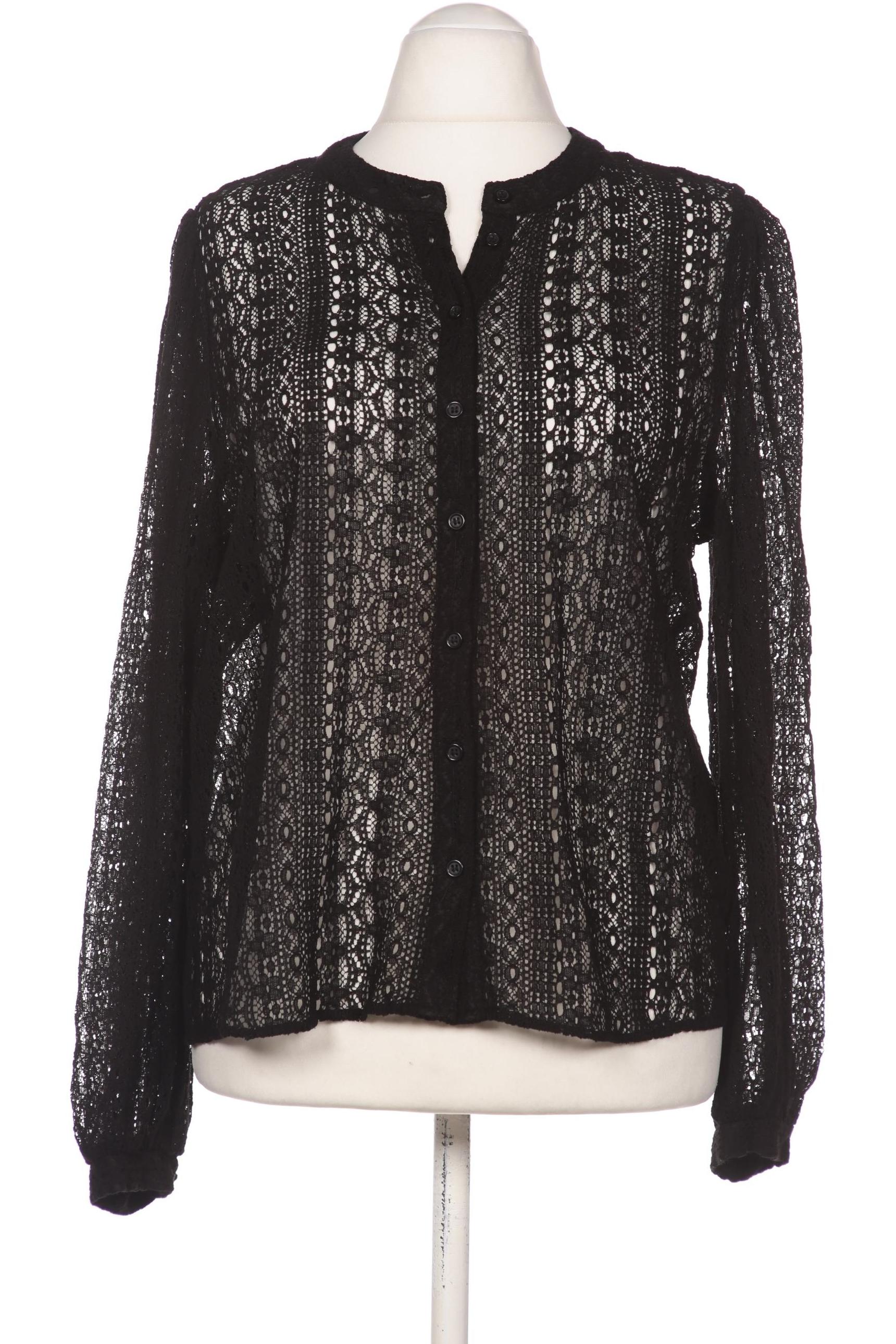 

pieces Damen Bluse, schwarz, Gr. 44