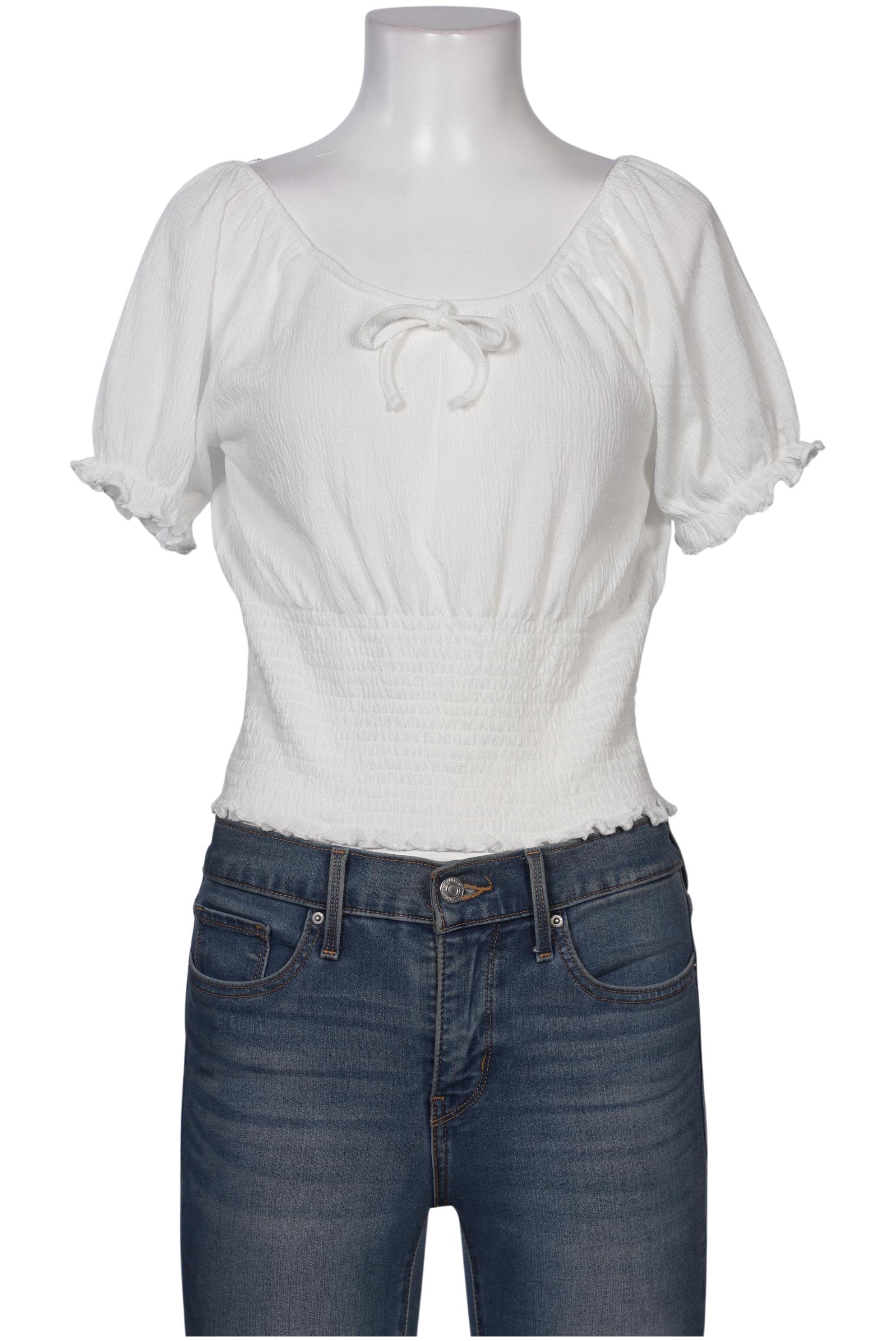 

pieces Damen Bluse, weiß, Gr. 38