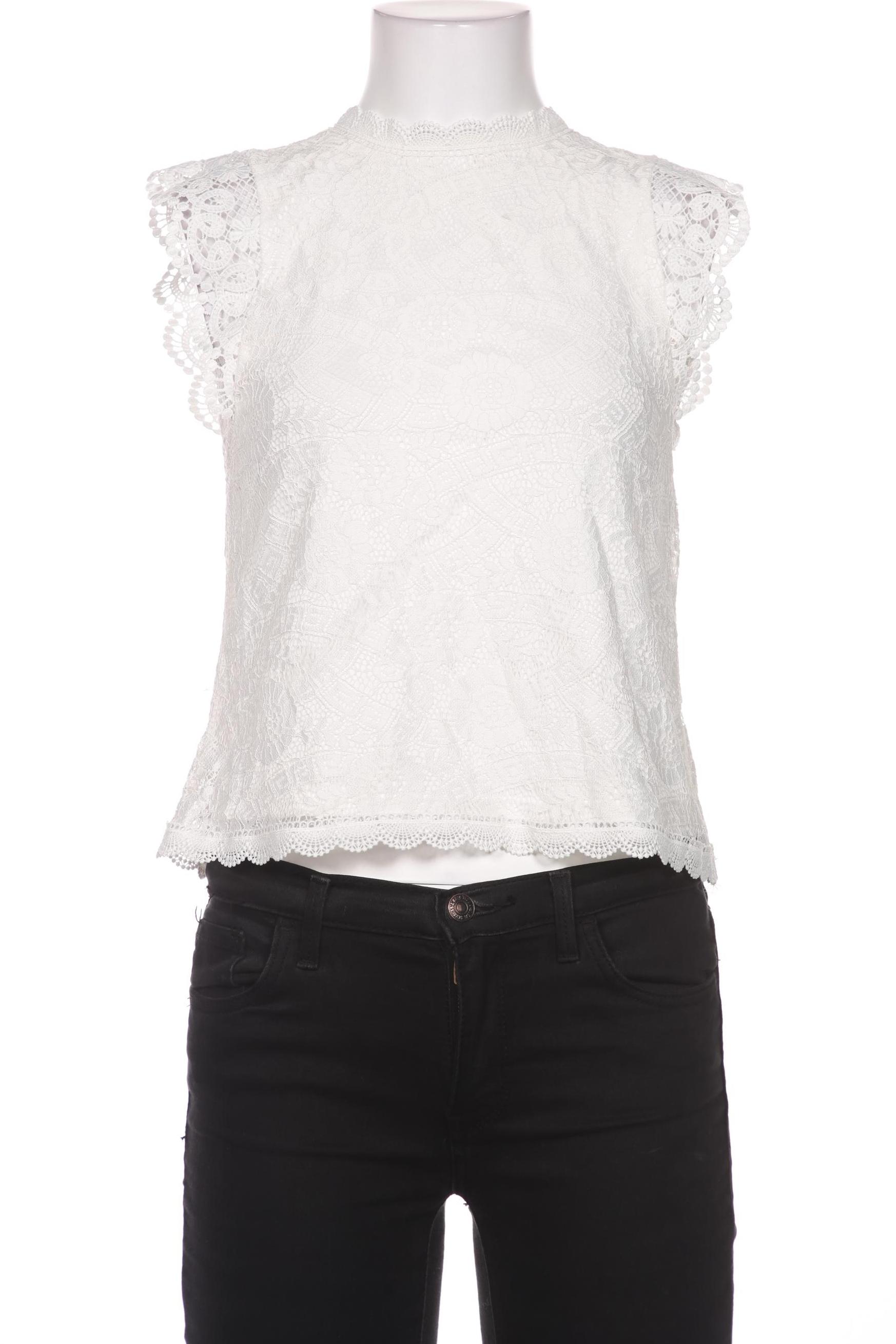 

pieces Damen Bluse, weiß, Gr. 34