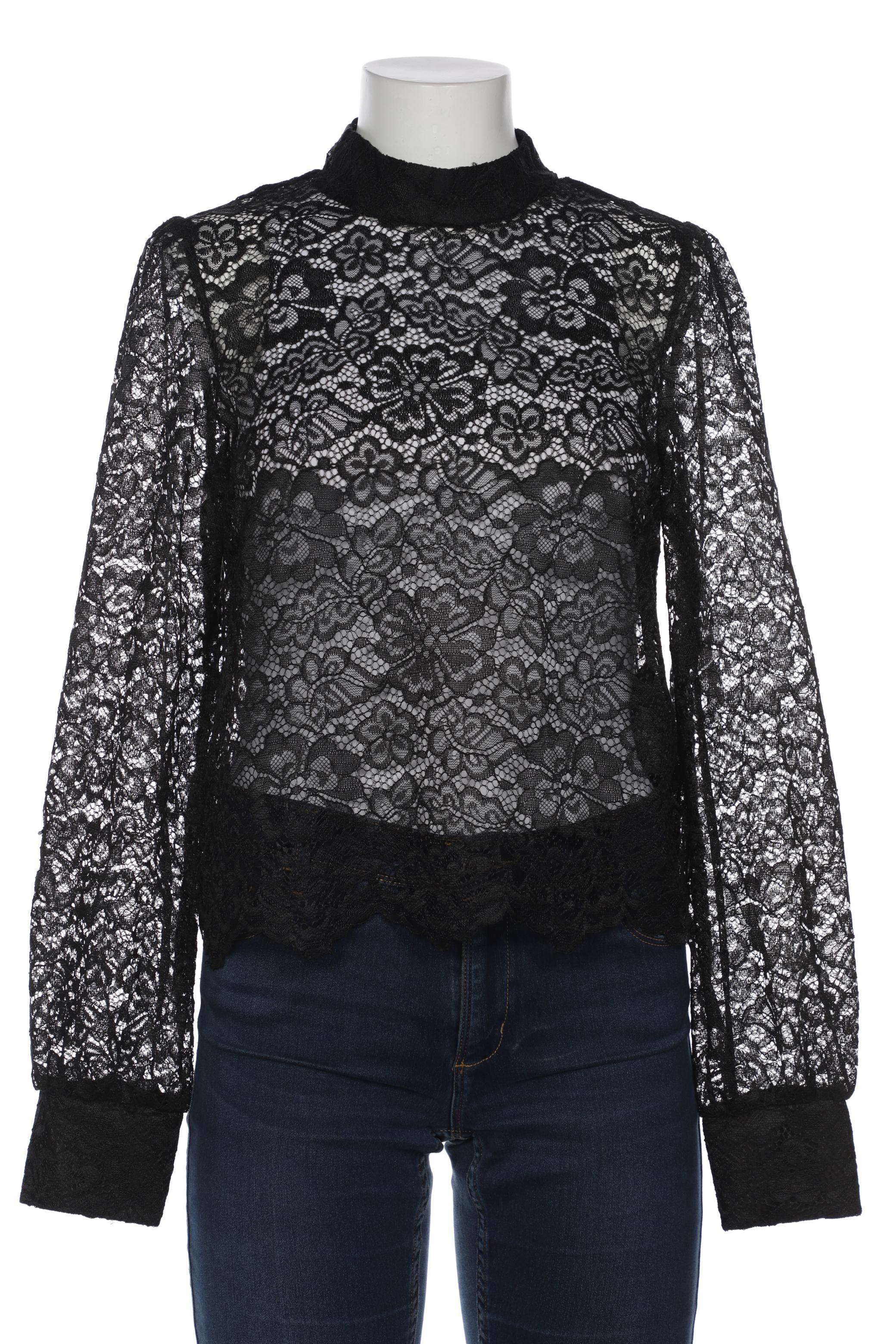 

pieces Damen Bluse, schwarz, Gr. 38