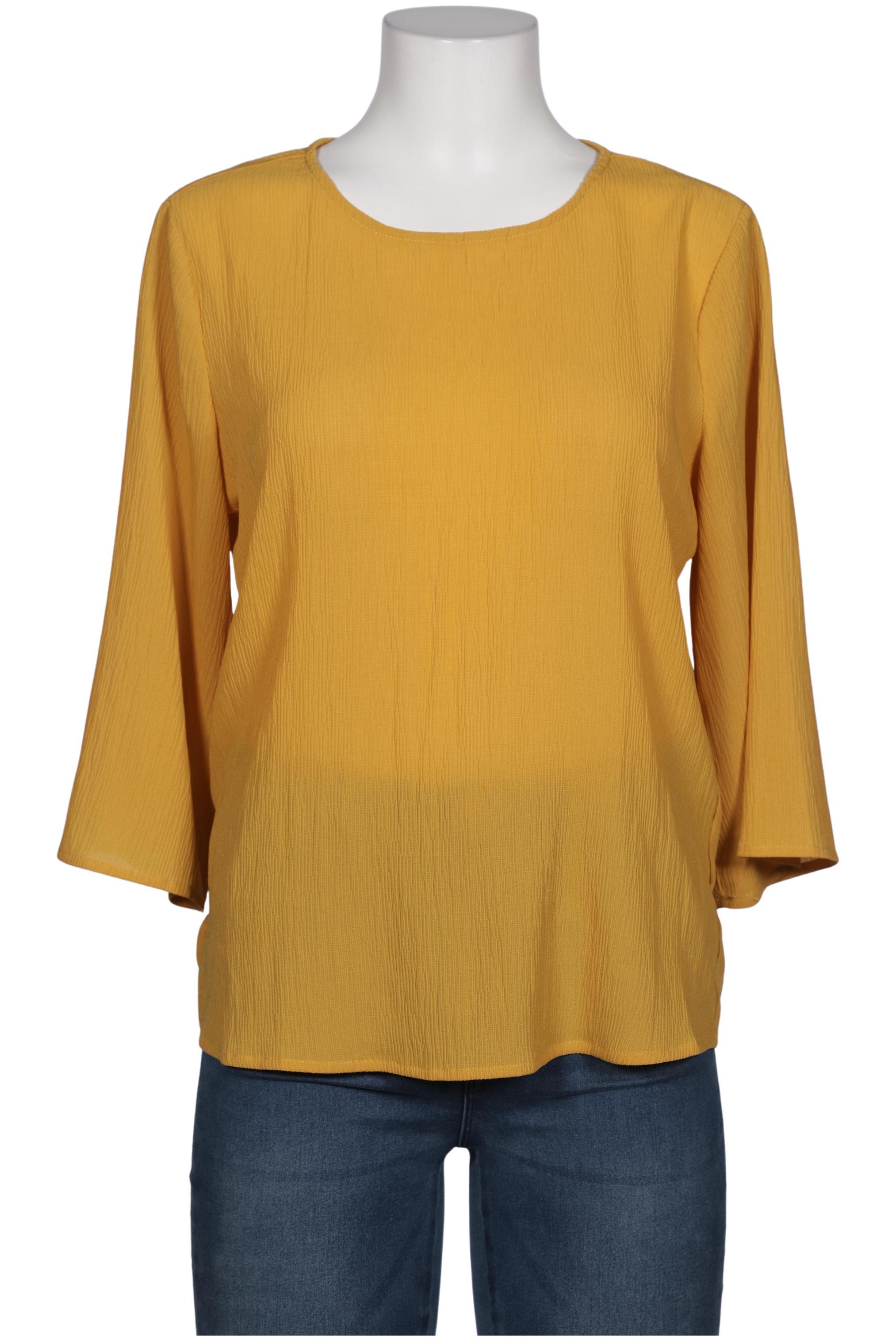 

pieces Damen Bluse, gelb, Gr. 38