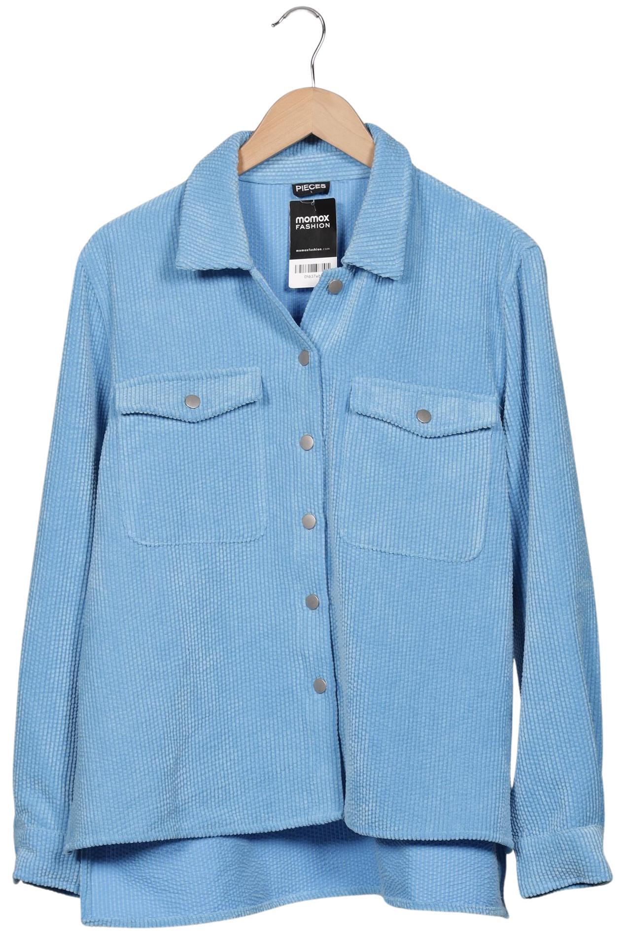 

pieces Damen Jacke, hellblau, Gr. 42