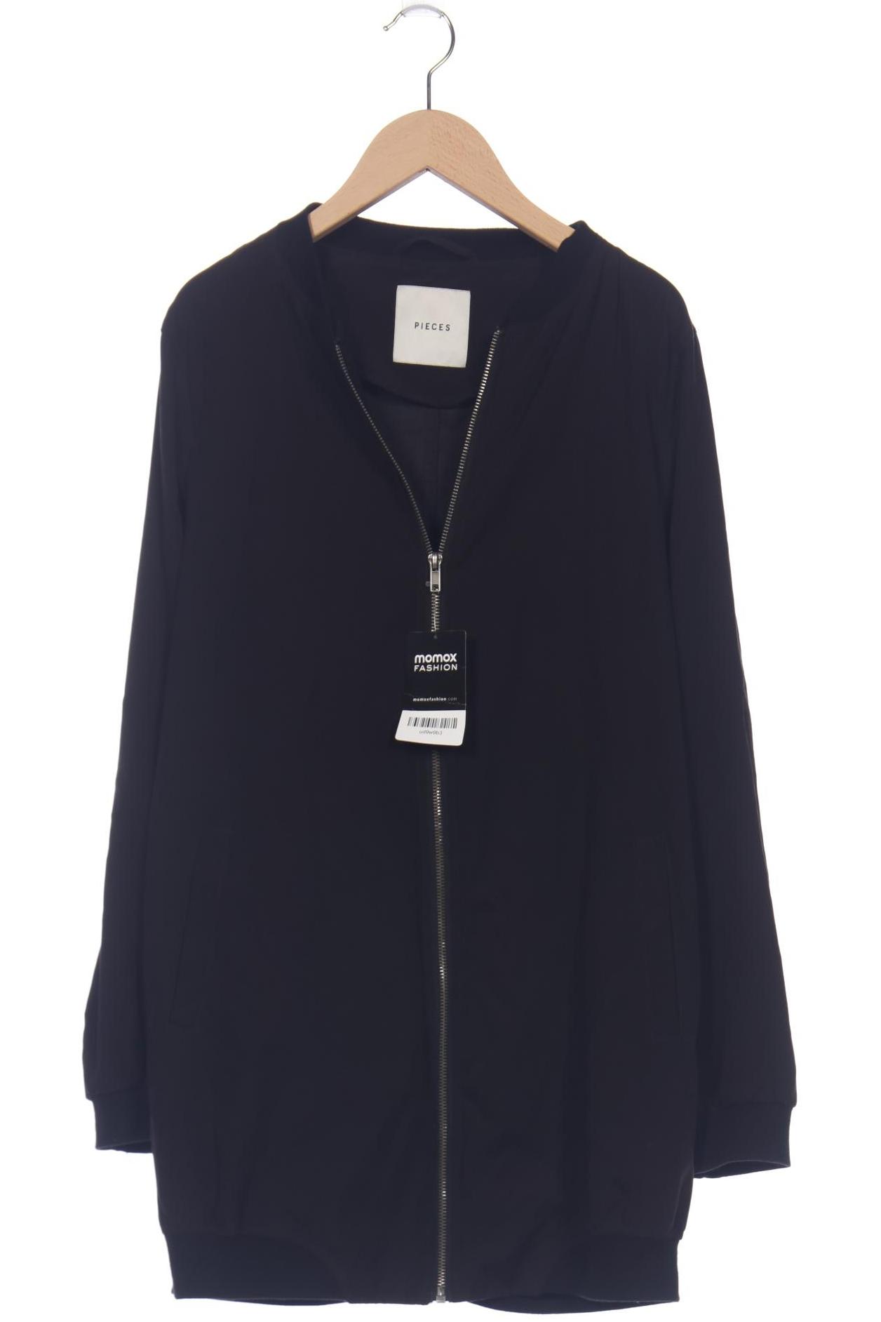 

pieces Damen Jacke, schwarz, Gr. 38