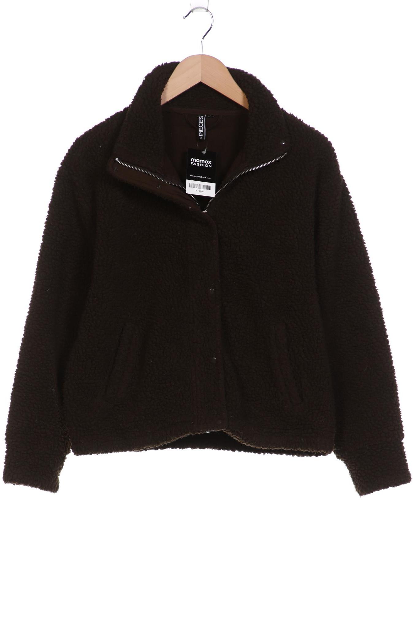 

pieces Damen Jacke, braun, Gr. 38