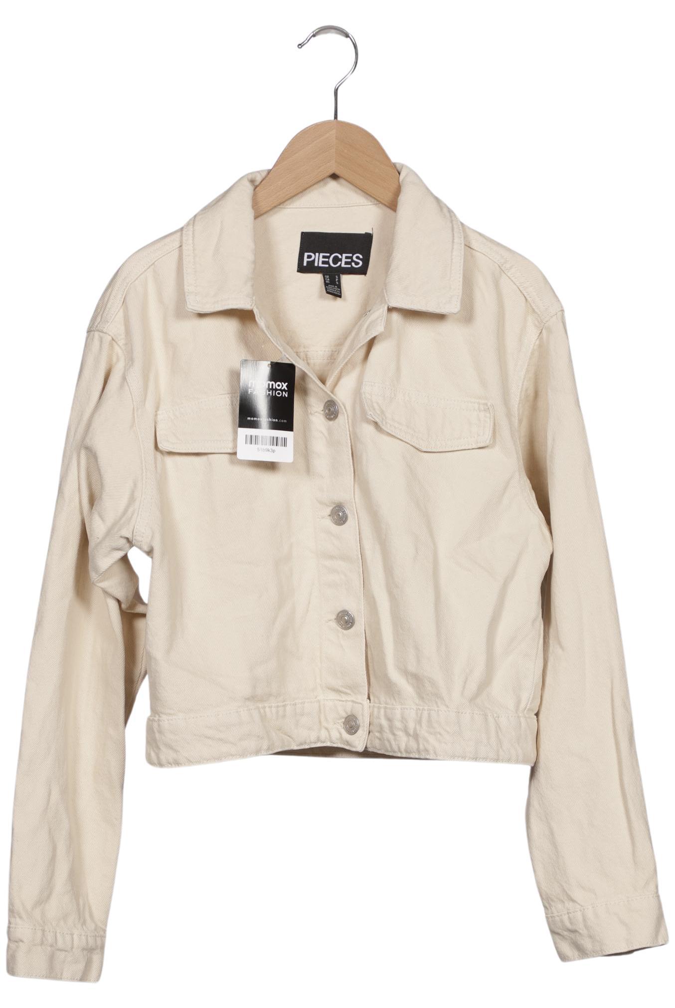 

pieces Damen Jacke, cremeweiß, Gr. 36