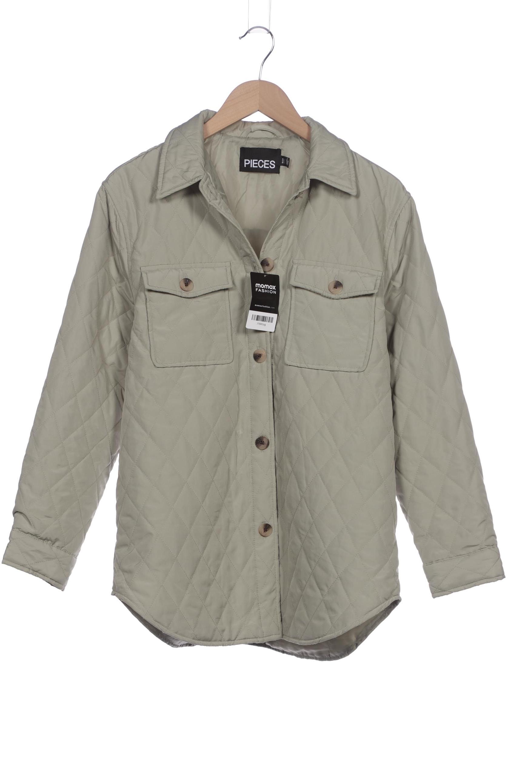 

pieces Damen Jacke, hellgrün, Gr. 36