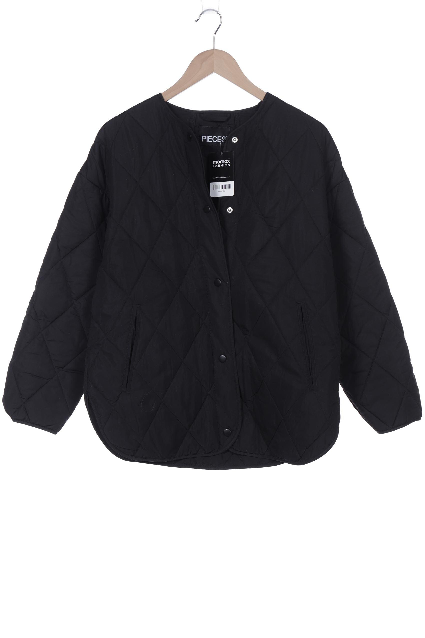 

pieces Damen Jacke, schwarz, Gr. 36