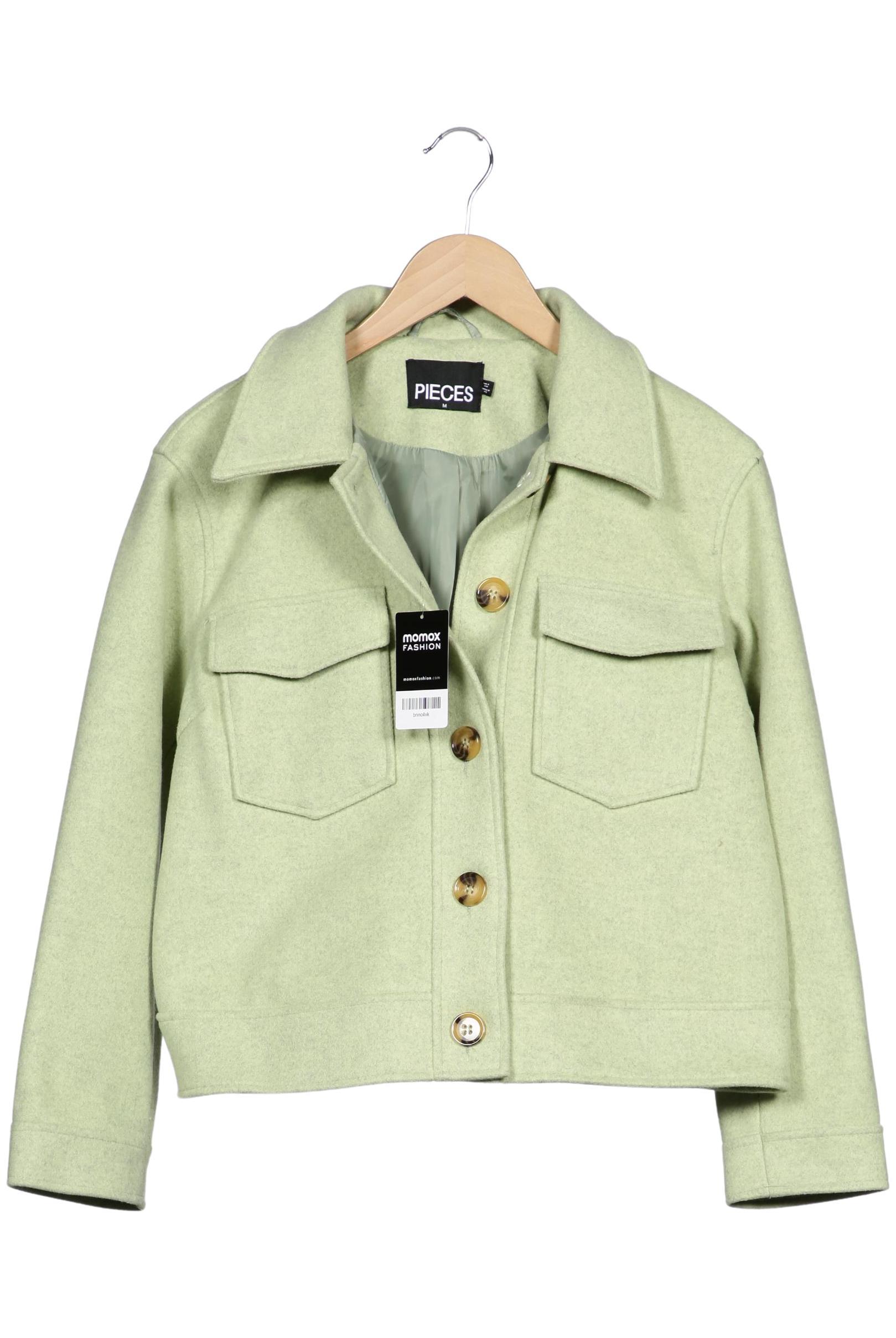

pieces Damen Jacke, hellgrün, Gr. 38