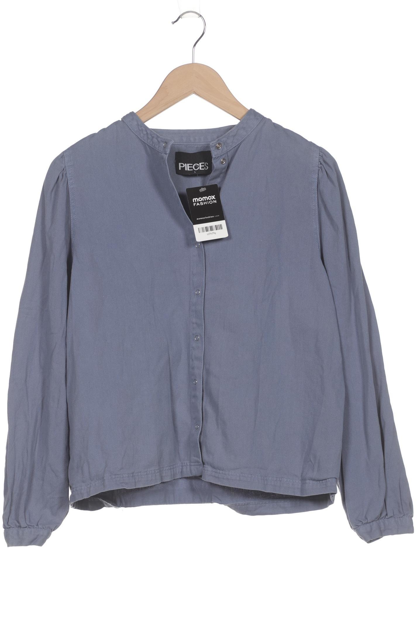 

pieces Damen Jacke, blau, Gr. 42