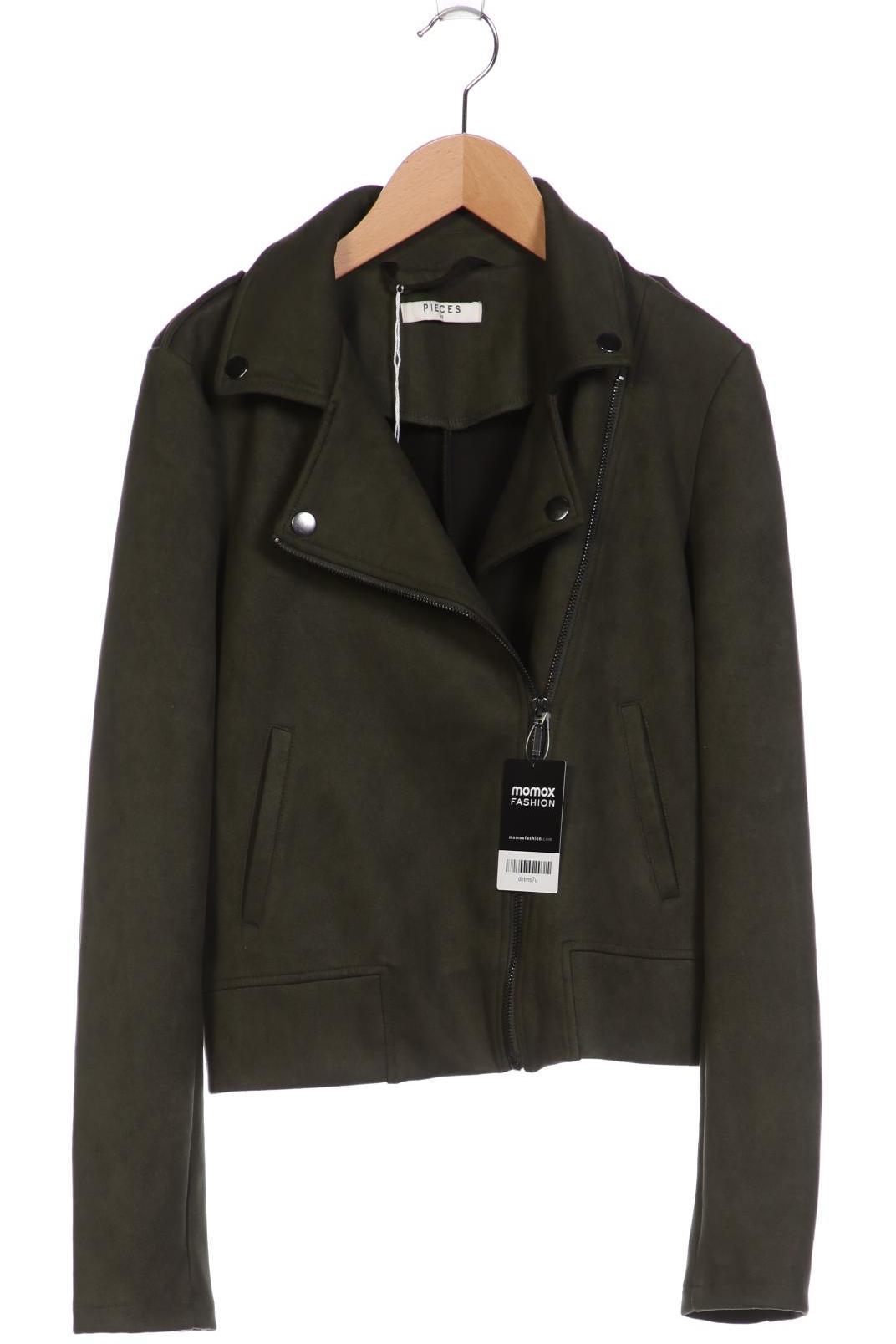

pieces Damen Jacke, grün, Gr. 34
