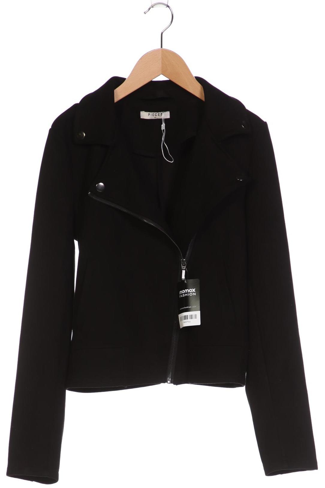 

pieces Damen Jacke, schwarz, Gr. 34