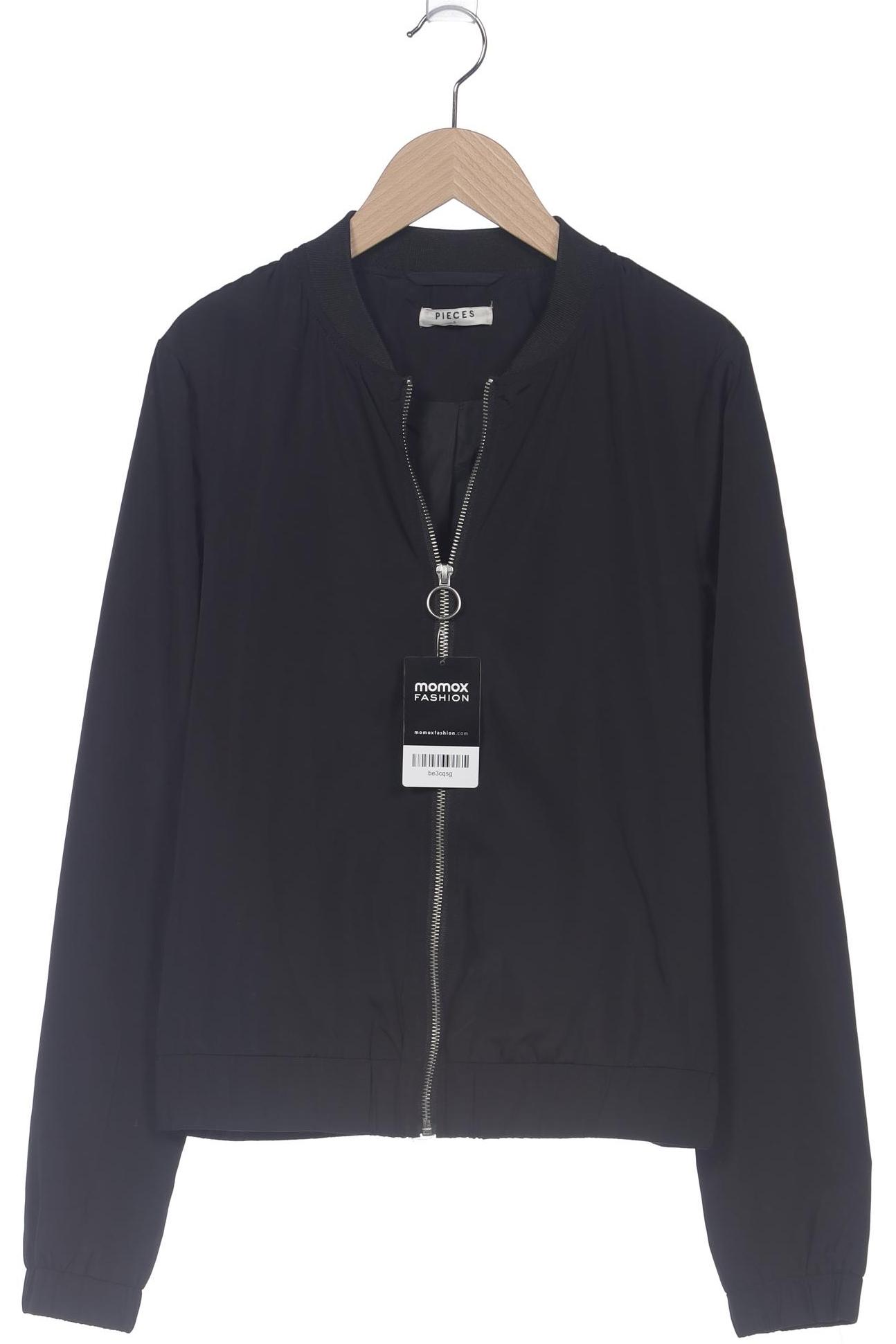 

pieces Damen Jacke, schwarz, Gr. 36