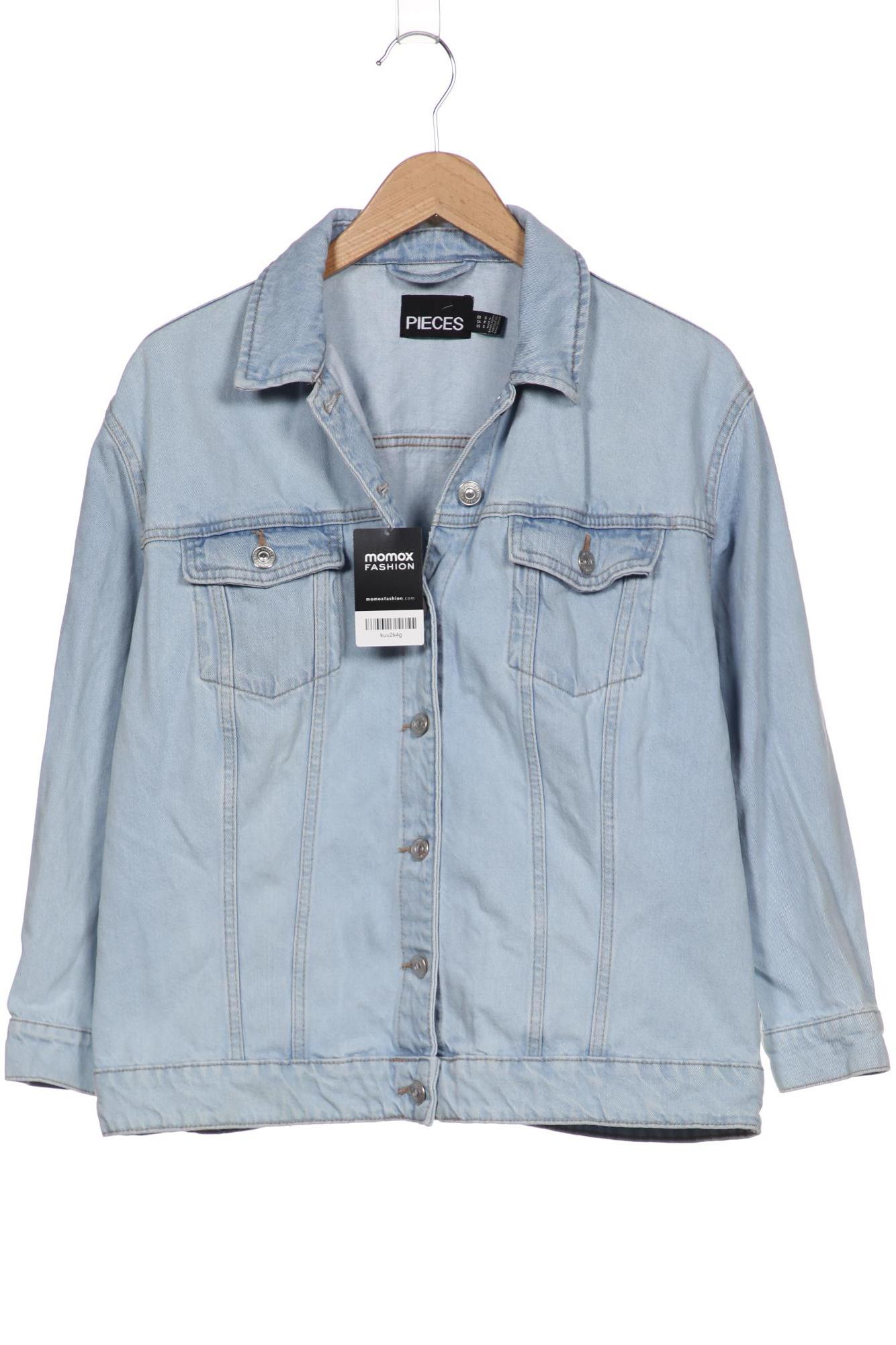 

pieces Damen Jacke, hellblau, Gr. 36