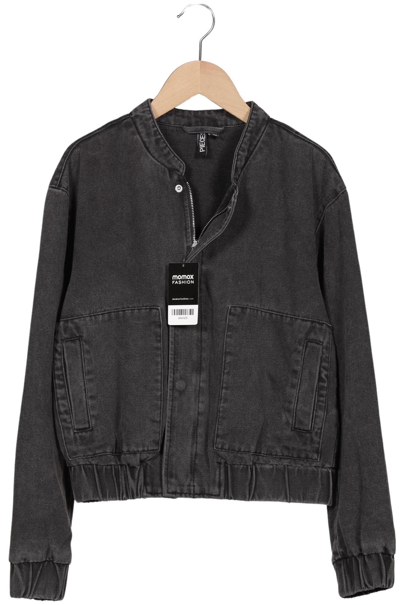 

pieces Damen Jacke, grau, Gr. 32