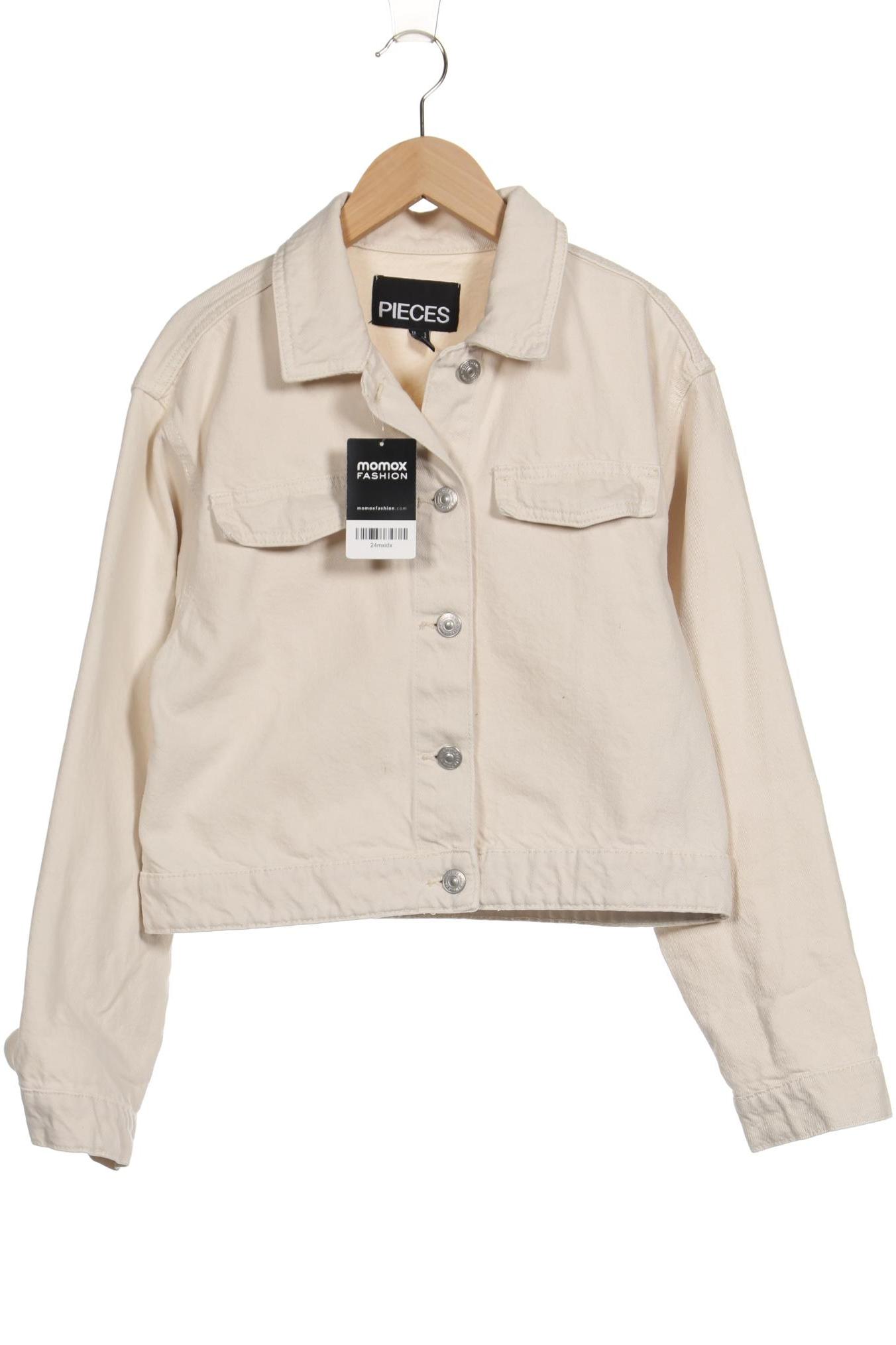 

pieces Damen Jacke, cremeweiß, Gr. 36