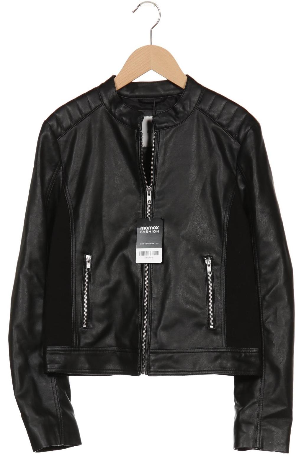 

pieces Damen Jacke, schwarz, Gr. 38