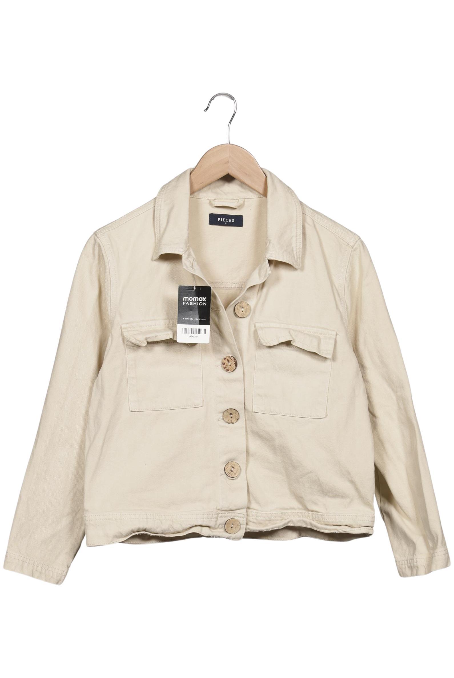 

pieces Damen Jacke, beige, Gr. 38