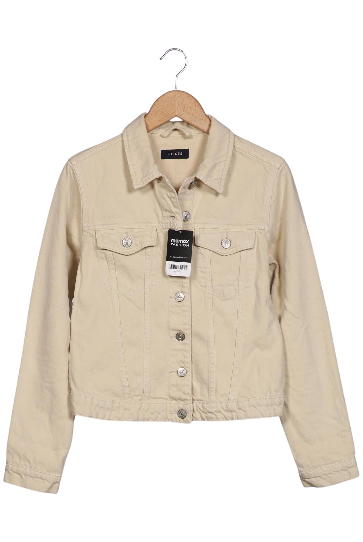

pieces Damen Jacke, beige, Gr. 36