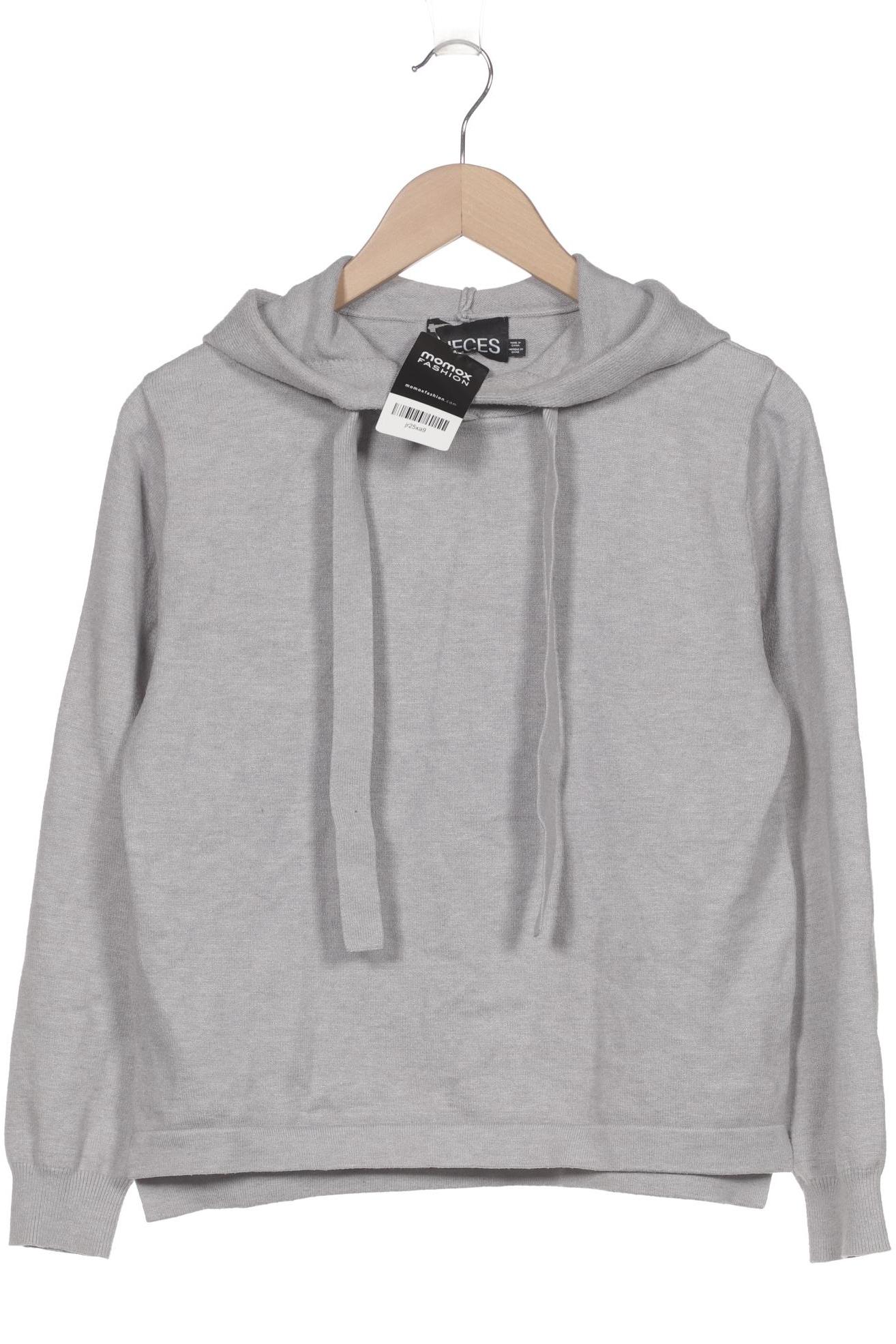 

pieces Damen Kapuzenpullover, grau, Gr. 36