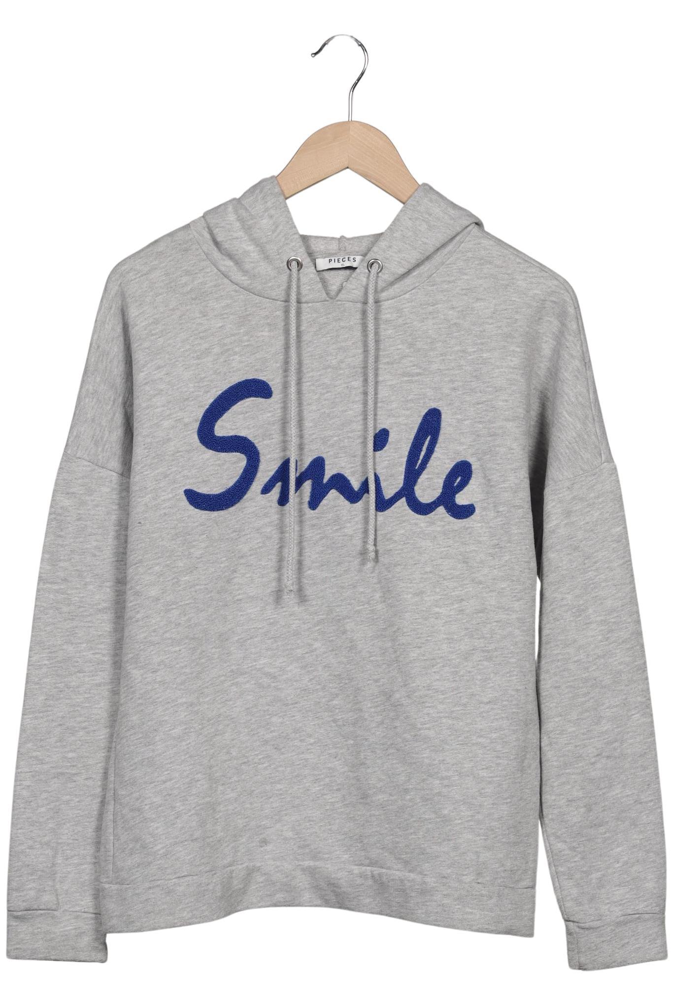 

pieces Damen Kapuzenpullover, grau, Gr. 44