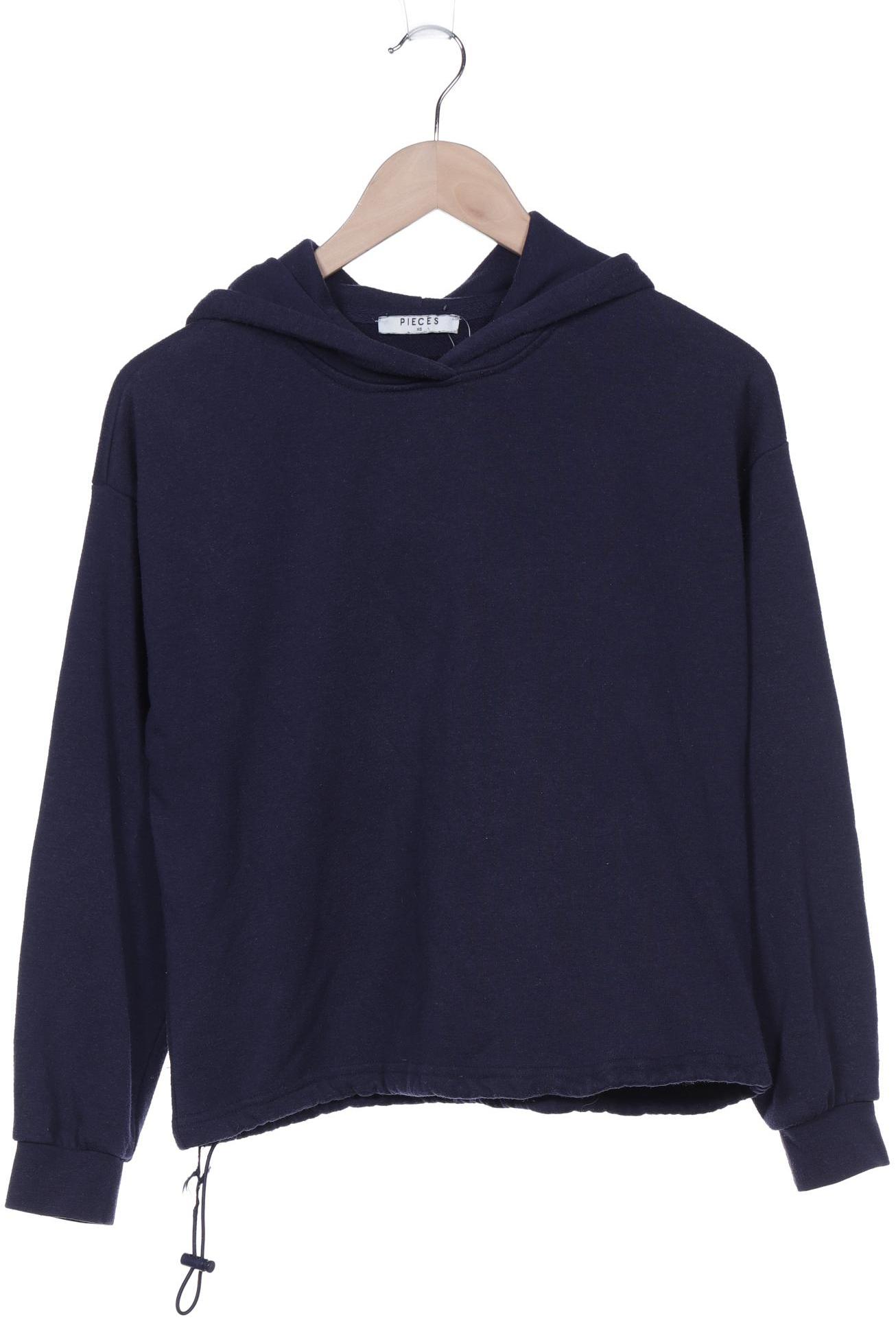 

pieces Damen Kapuzenpullover, marineblau, Gr. 34