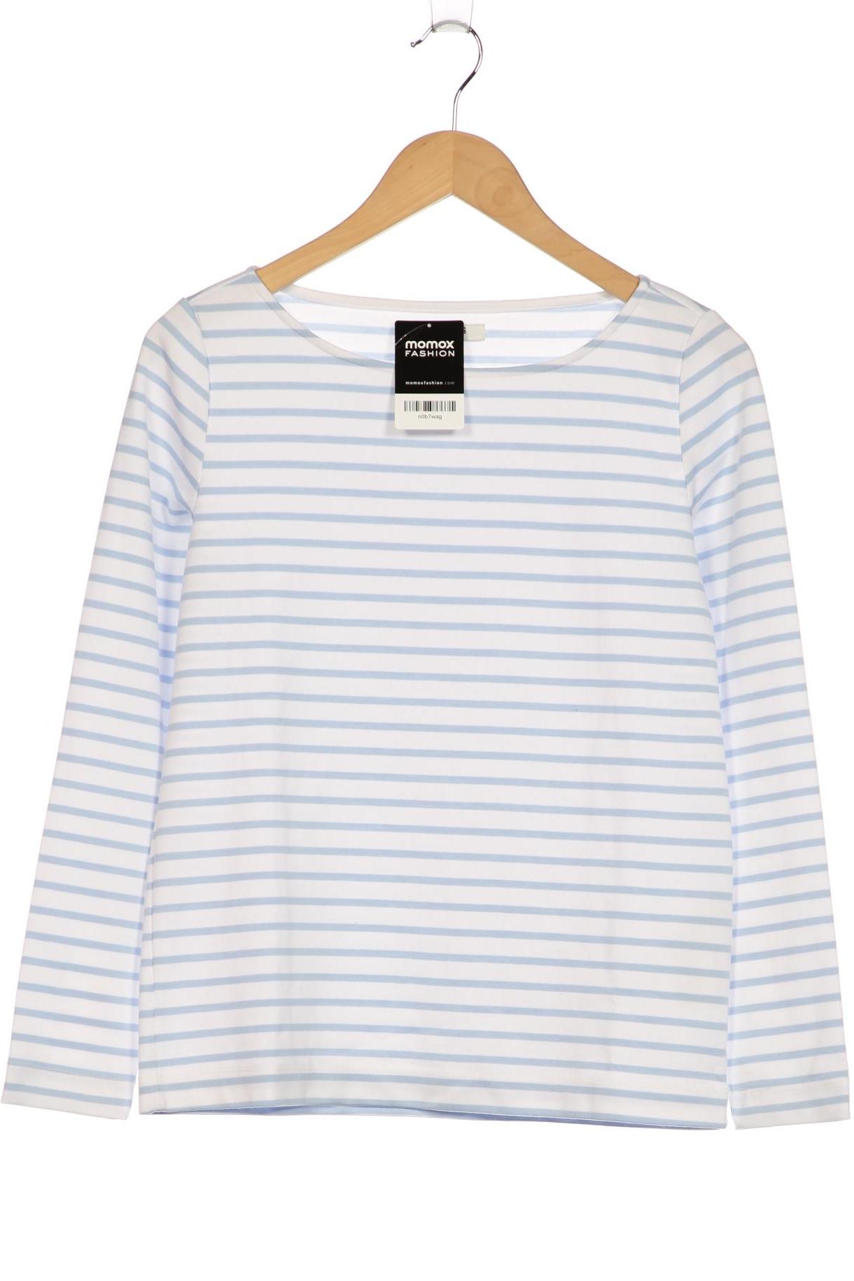 

pieces Damen Langarmshirt, blau, Gr. 36