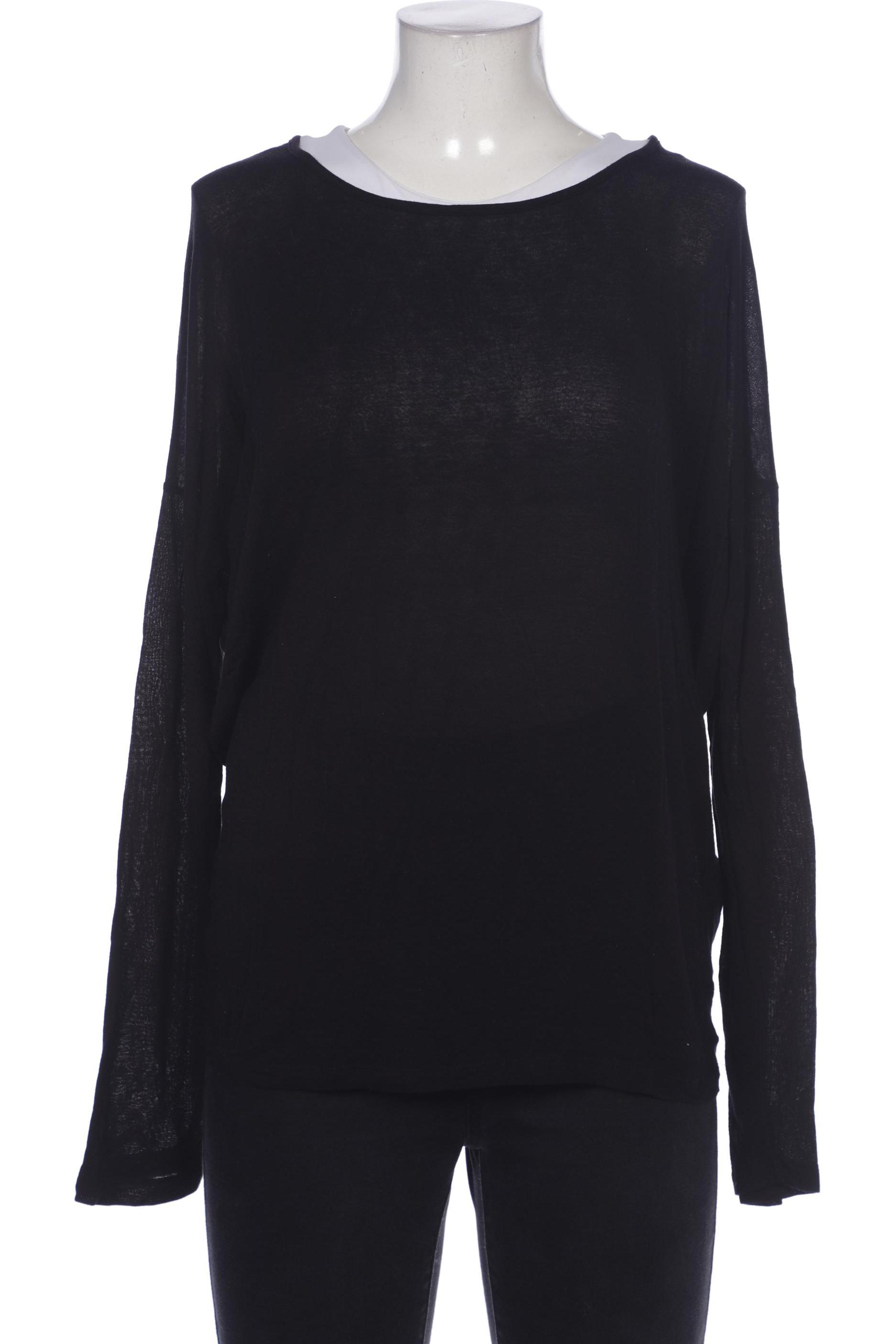 

pieces Damen Langarmshirt, schwarz, Gr. 42