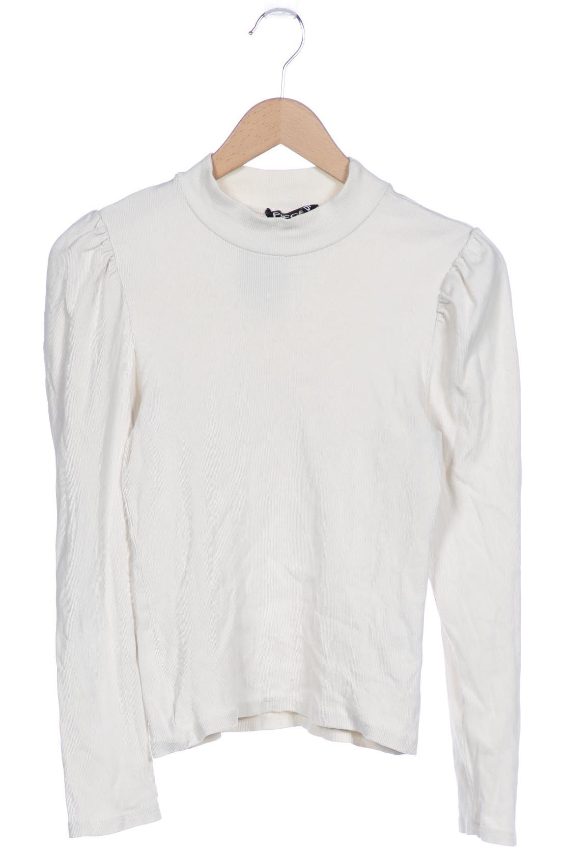

pieces Damen Langarmshirt, cremeweiß