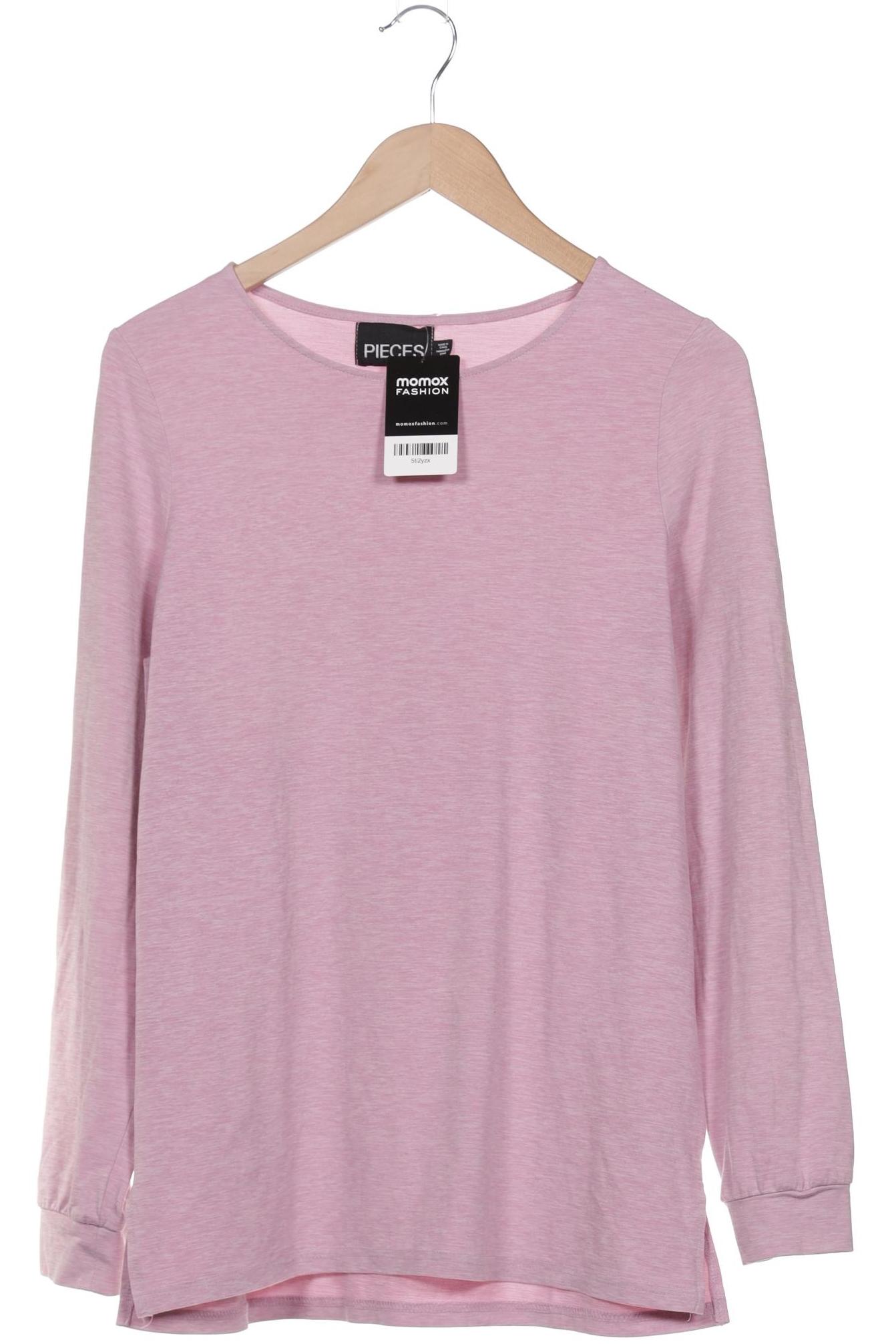 

pieces Damen Langarmshirt, pink, Gr. 38