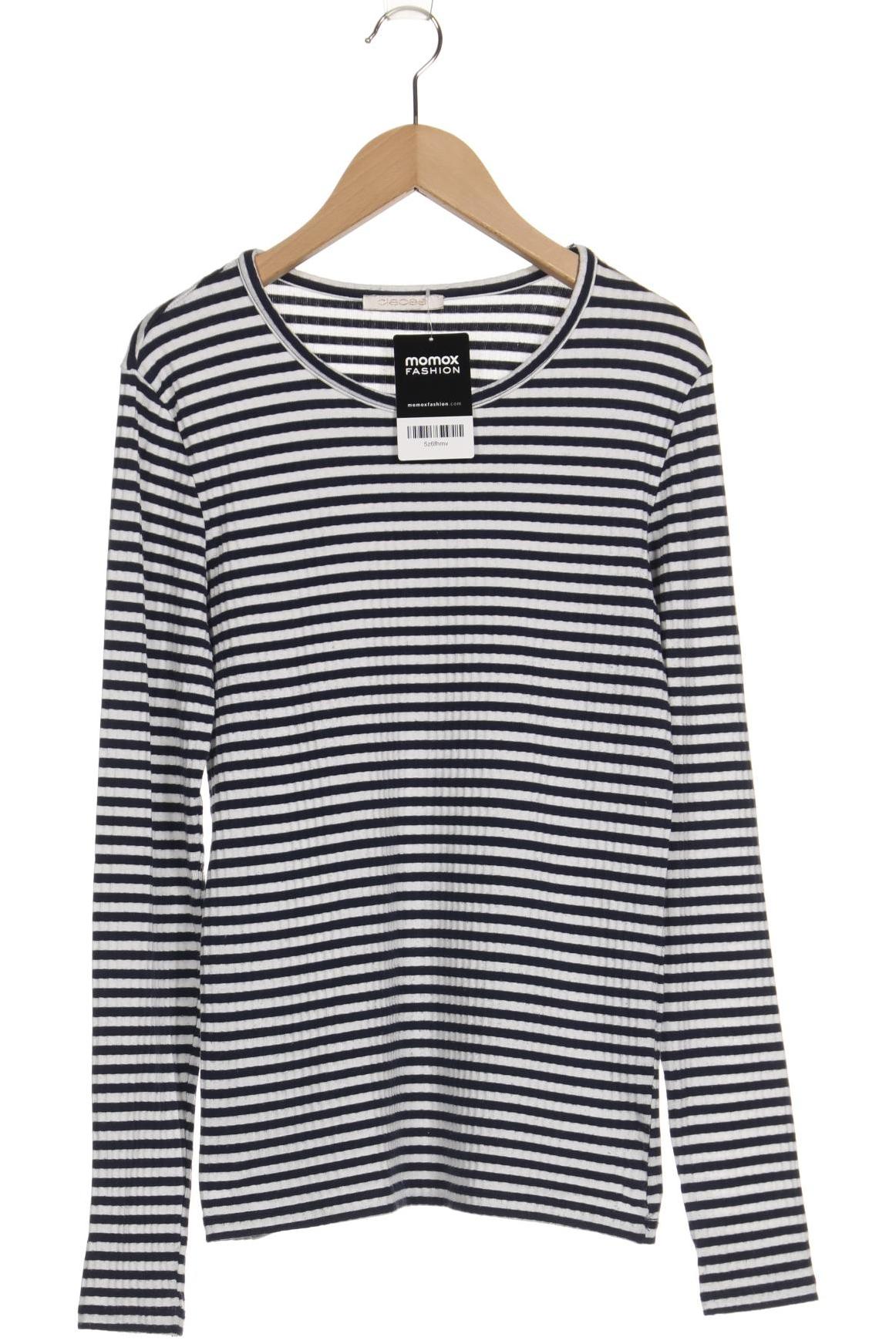 

pieces Damen Langarmshirt, weiß, Gr. 38