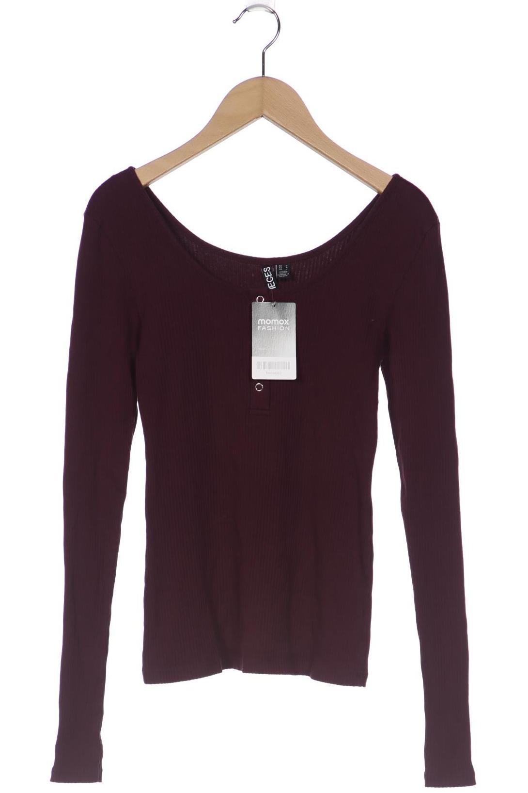 

pieces Damen Langarmshirt, bordeaux