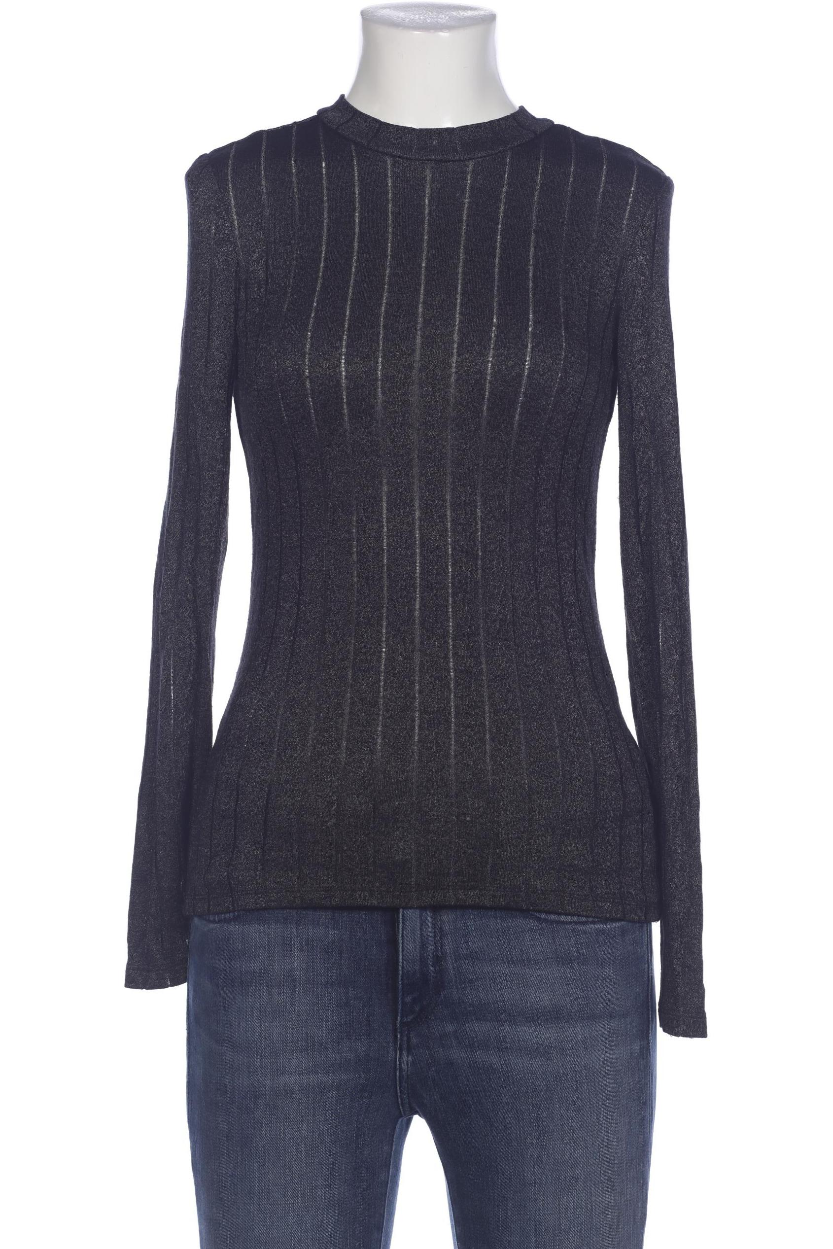 

pieces Damen Langarmshirt, marineblau, Gr. 34