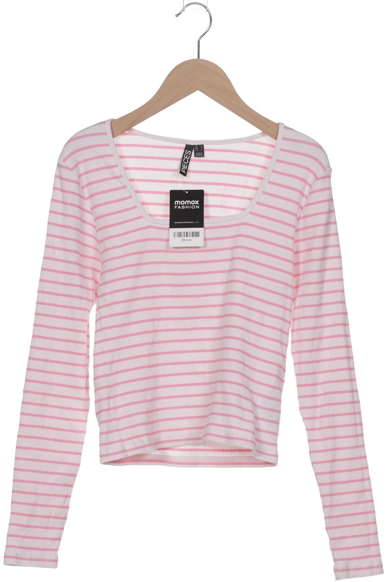 

pieces Damen Langarmshirt, pink, Gr. 42