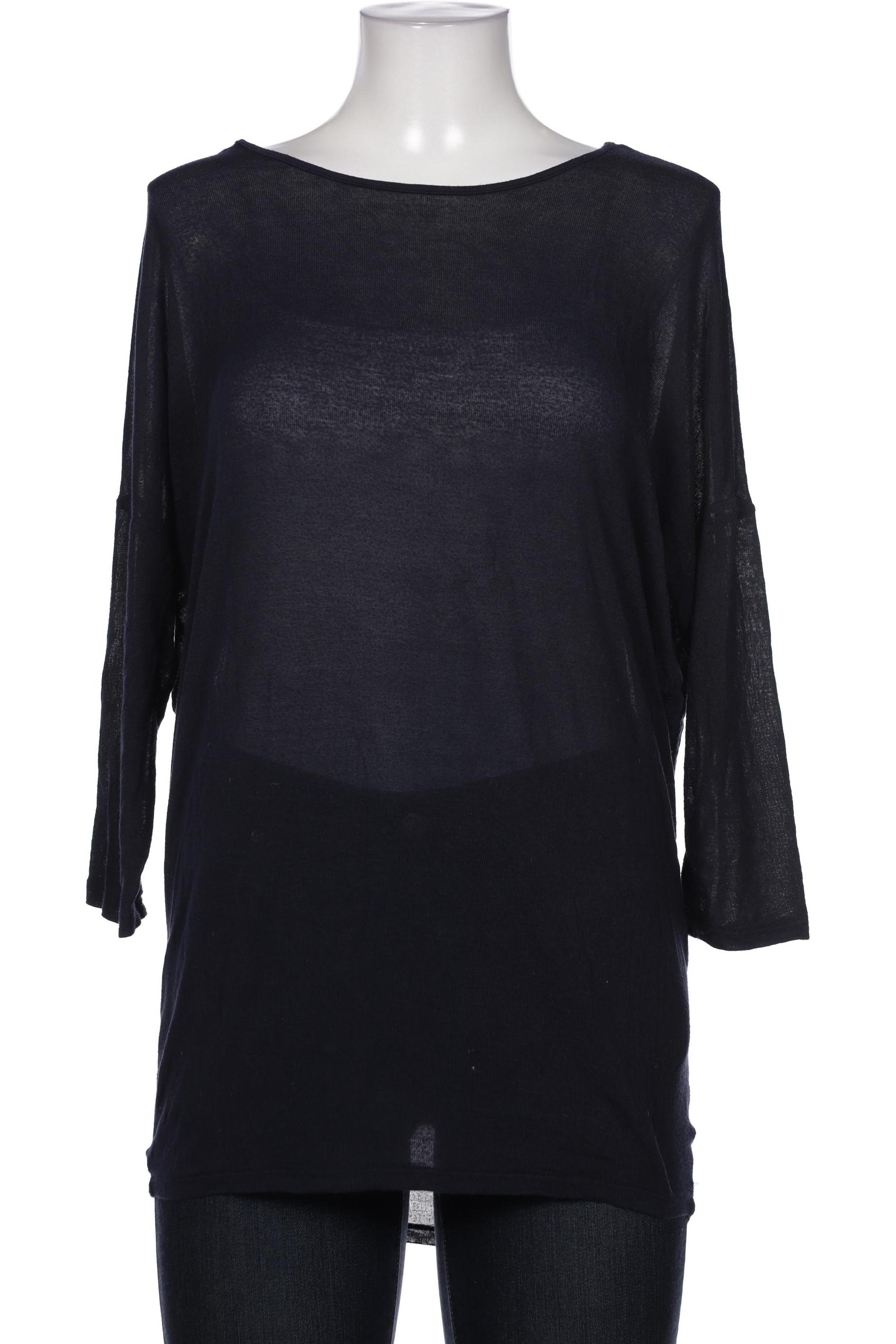 

pieces Damen Langarmshirt, marineblau, Gr. 36