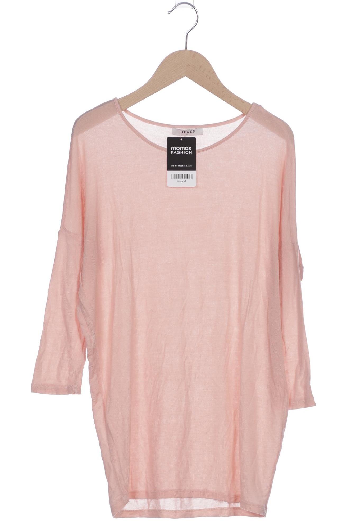 

pieces Damen Langarmshirt, beige, Gr. 34