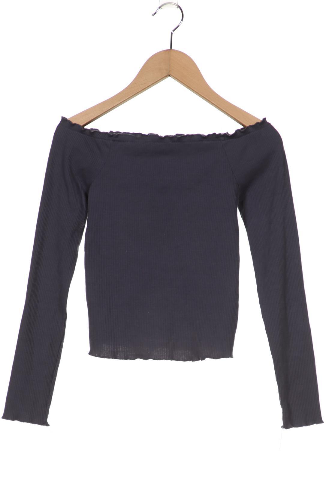 

pieces Damen Langarmshirt, marineblau, Gr. 36